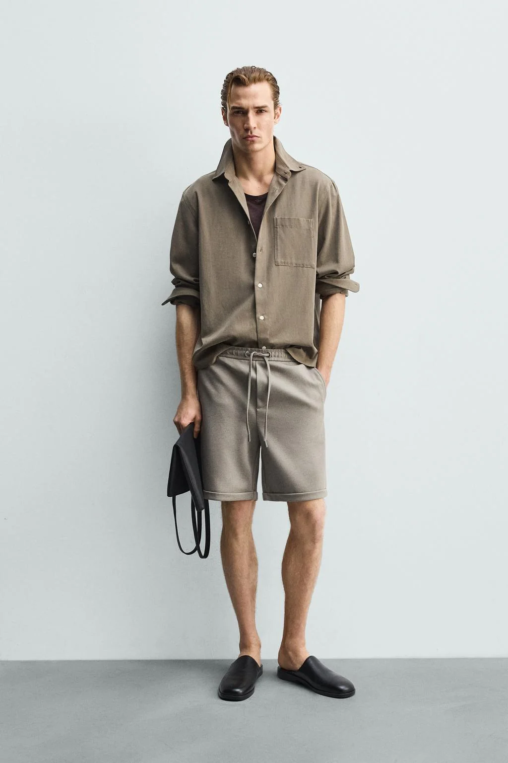 Шорты-бермуды комфортного кроя regular fit — Брюки