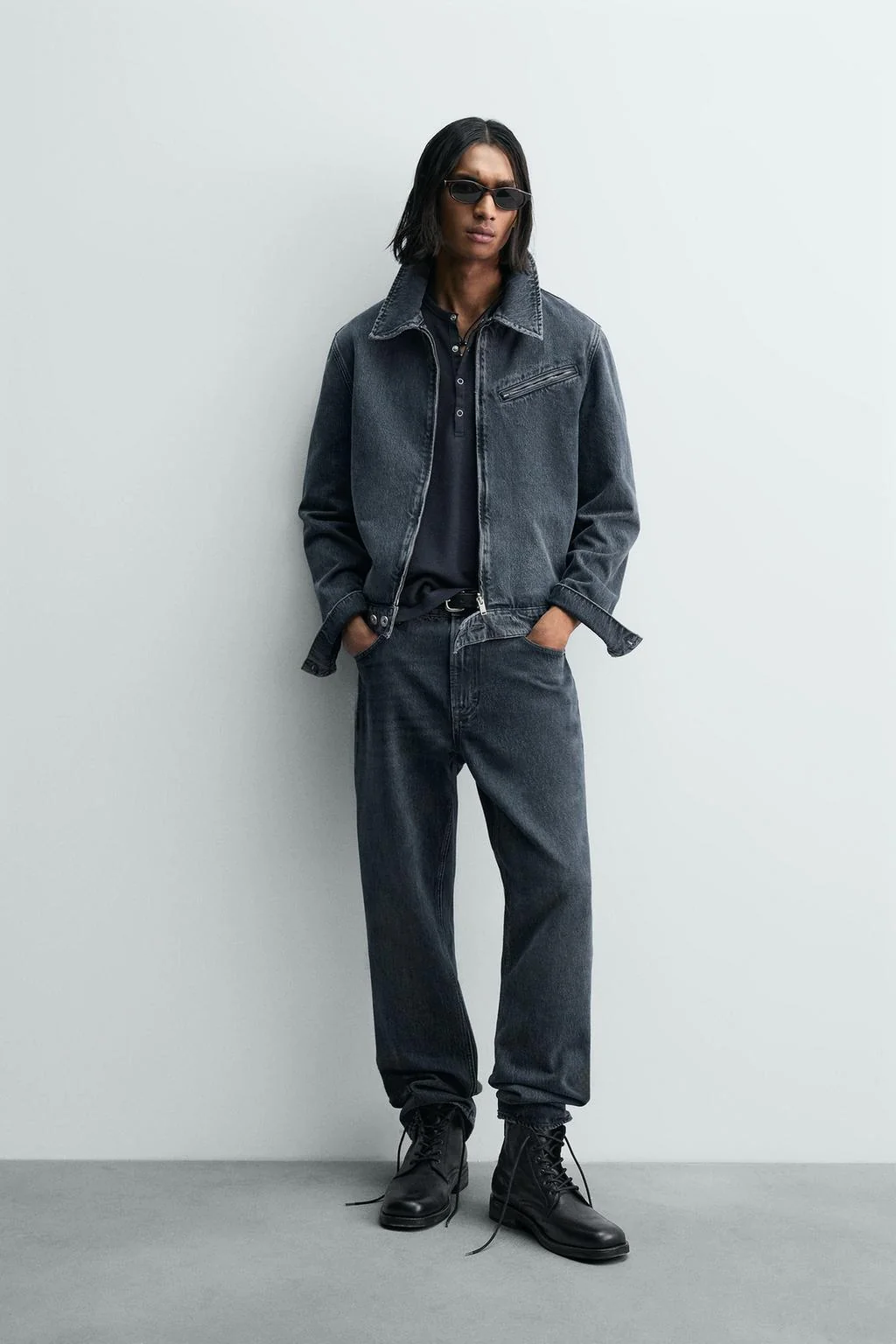 Джинсовая куртка на молнии — Нью-йоркская версия