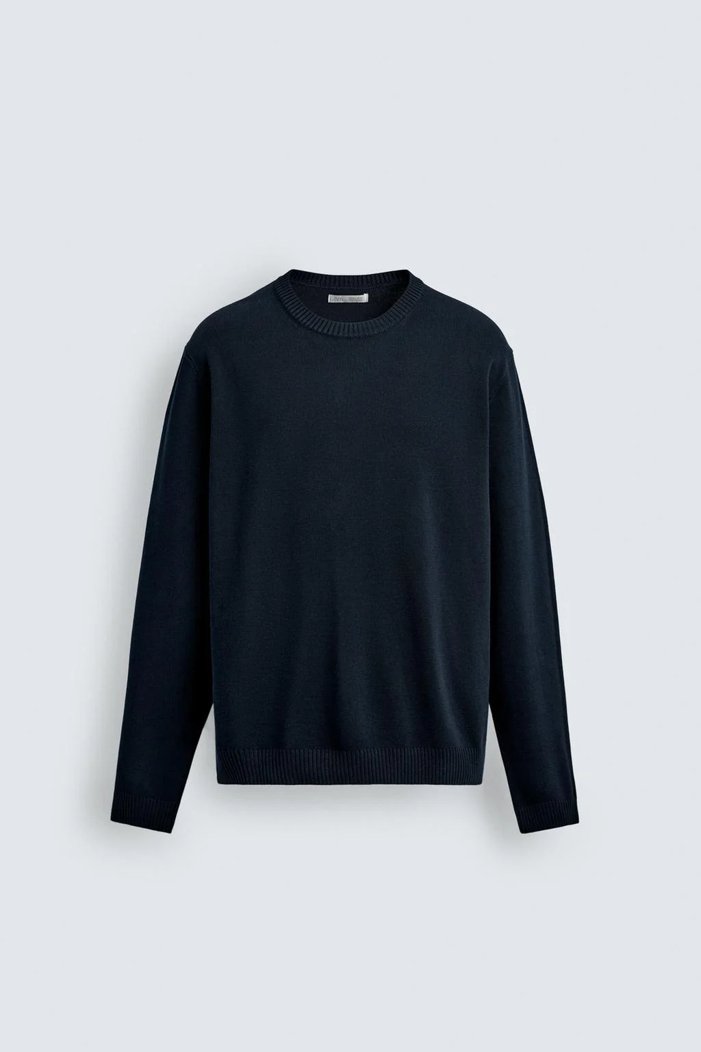 Фактурный хлопковый свитер