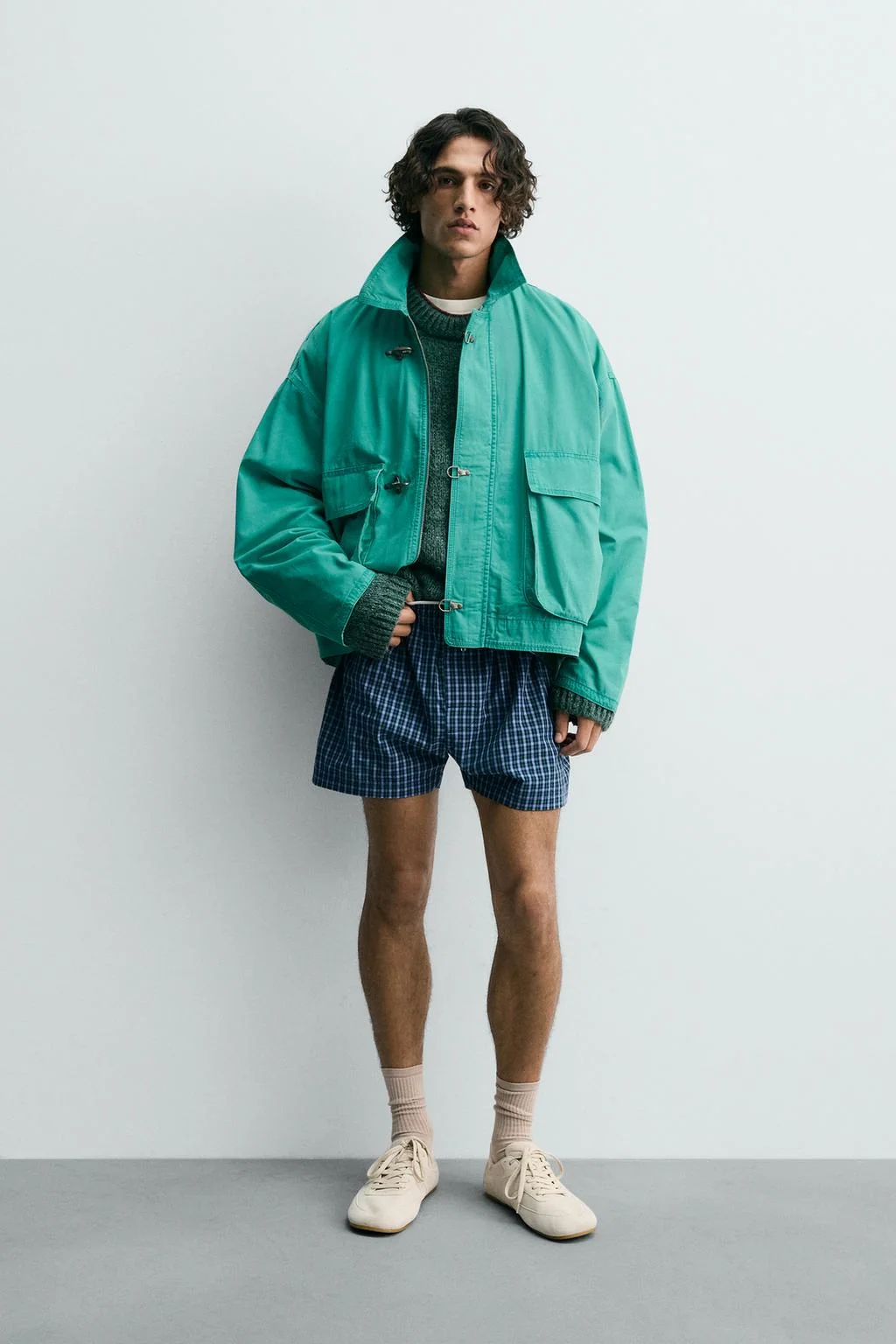 Куртка прямоугольного кроя с огненной застежкой — Новое поколение