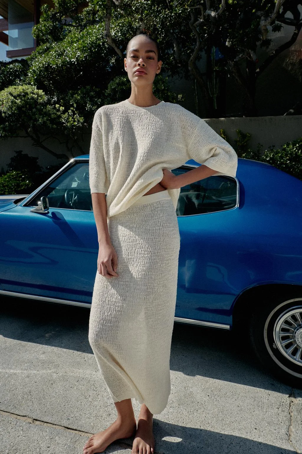 СТРУКТУРНАЯ ВЯЗАНАЯ КАРАНДАШ ЮБКА