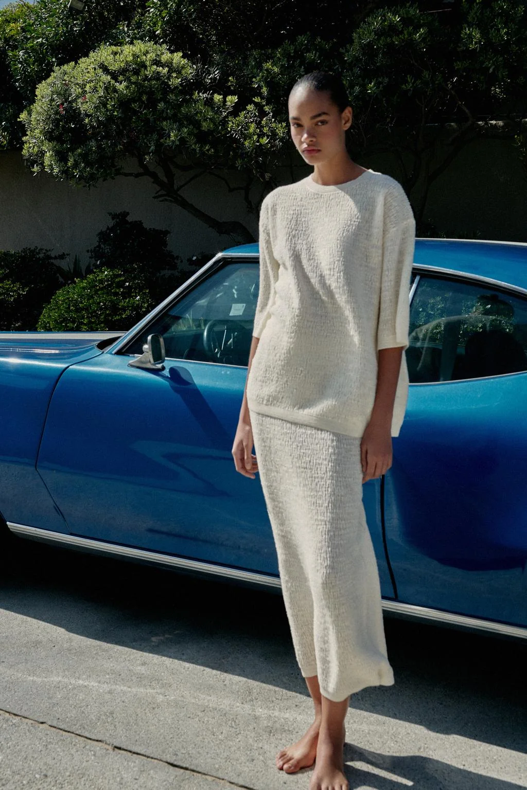 ОВЕРСАЙЗ ТЕКСТУРНЫЙ ВЯЗАНЫЙ ТОП