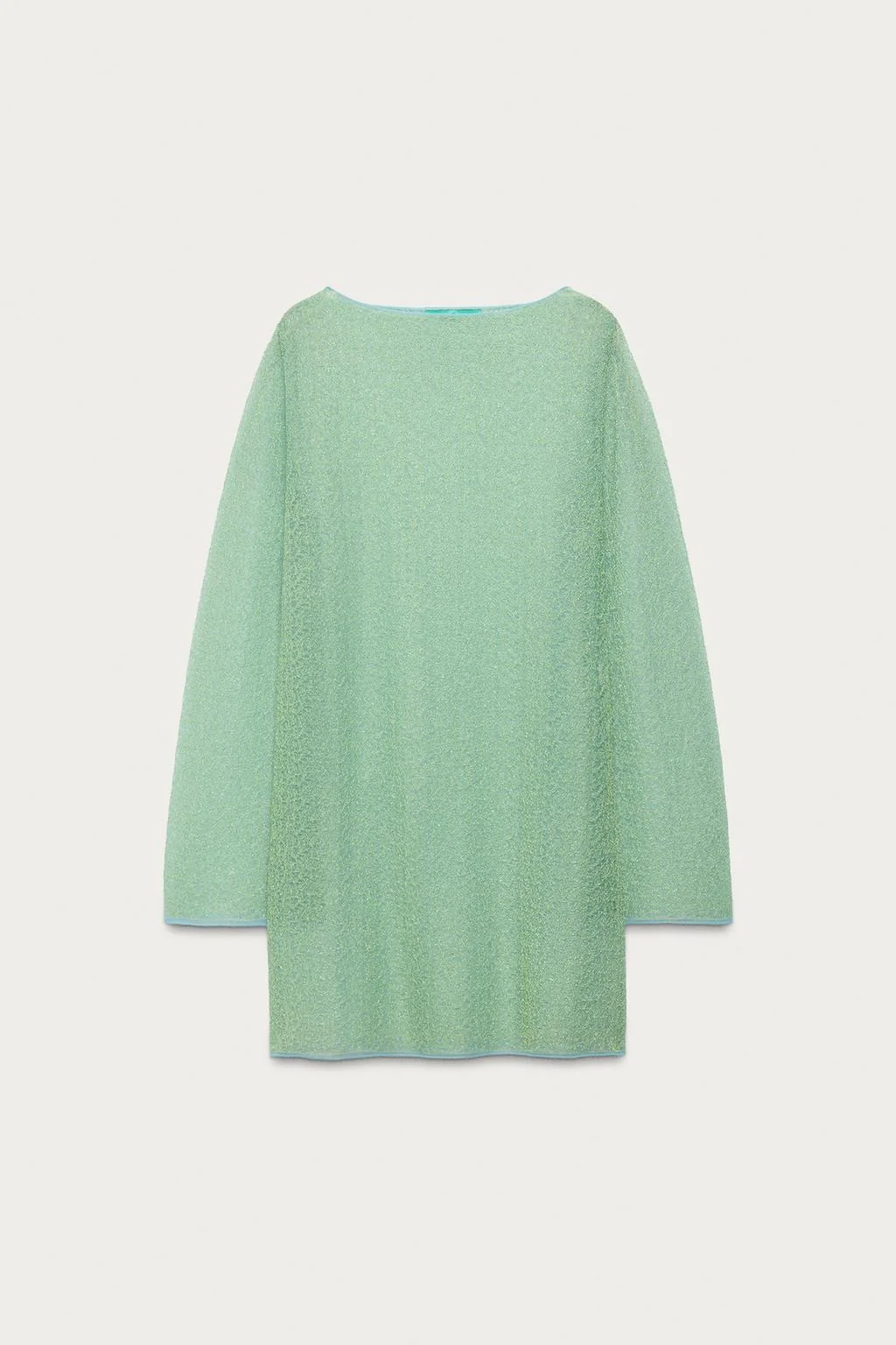ПОЛУПРОЗРАЧНОЕ ТРИКОТАЖНОЕ ПЛАТЬЕ MARISA BERENSON X ZARA