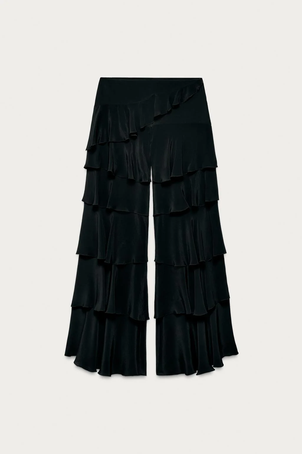 БРЮКИ С ОТДЕЛКОЙ РЮШАМИ MARISA BERENSON X ZARA