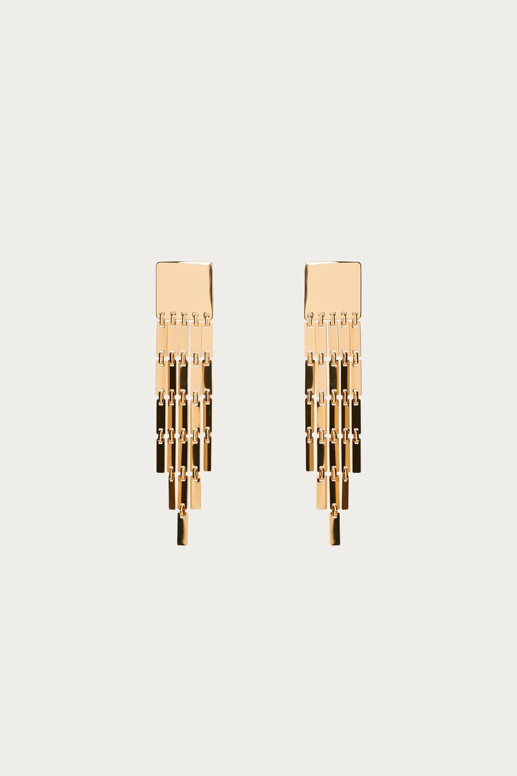 Серьги квадратные с бахромой Marisa Berenson x Zara