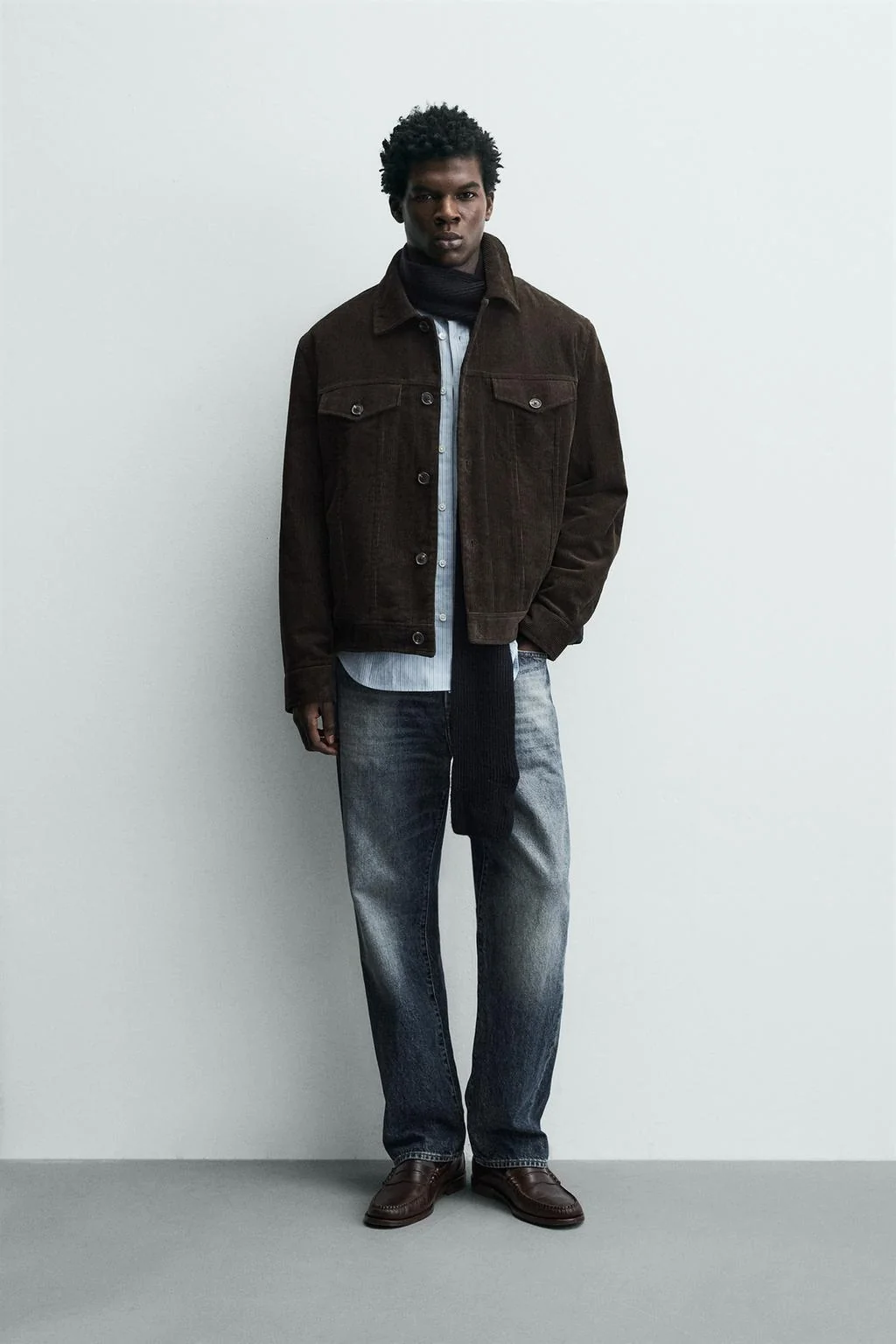 Куртка из вельвета прямого кроя — Jackets | Coats