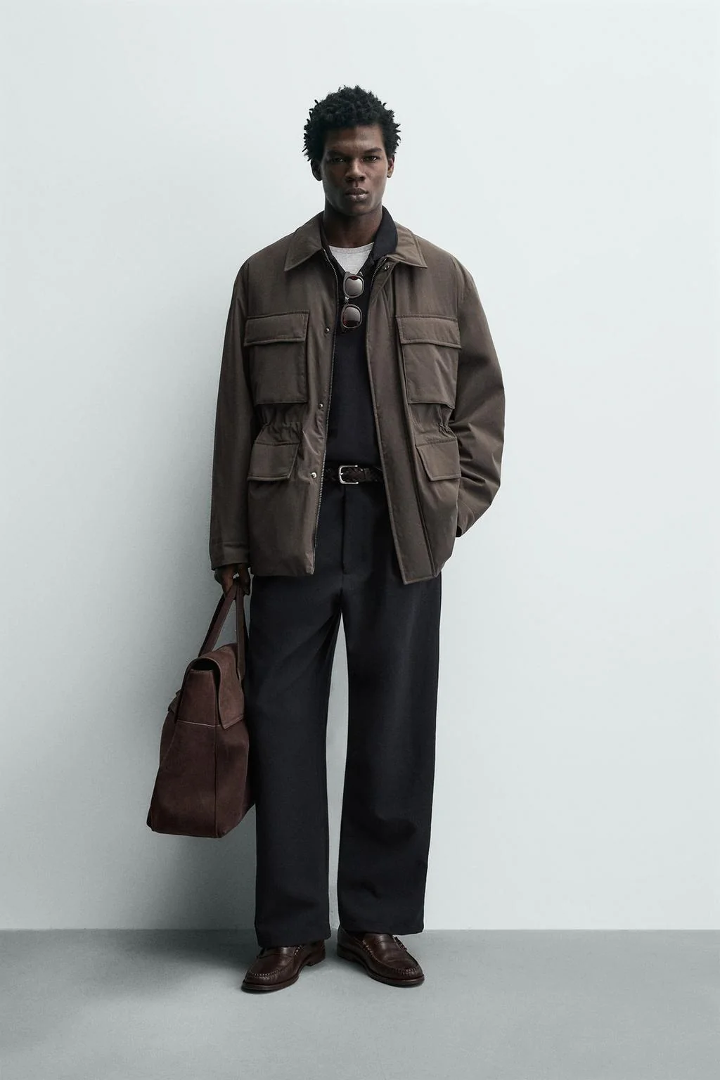 Водоотталкивающее утепленное техническое пальто 3/4 длины — Ветрозащитные куртки