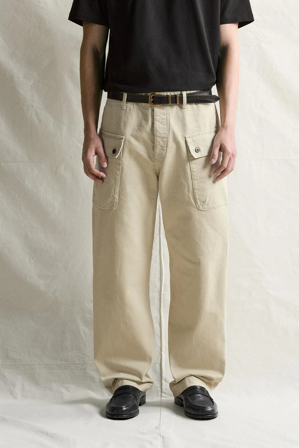 Брюки relaxed fit cargo