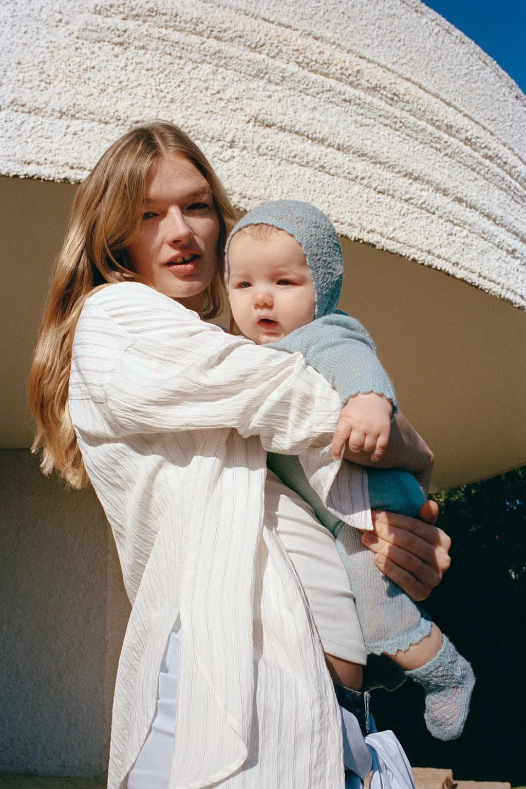 Чепчик из ажурной вязки — 0-18 месяцев | малыши