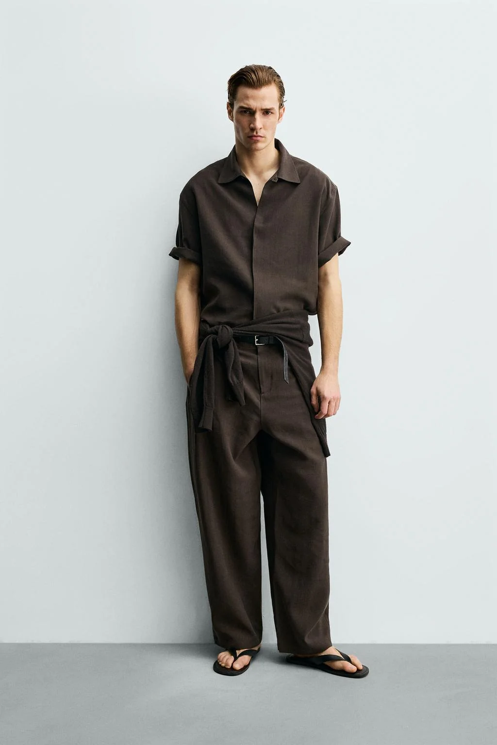 Рубашка свободного кроя