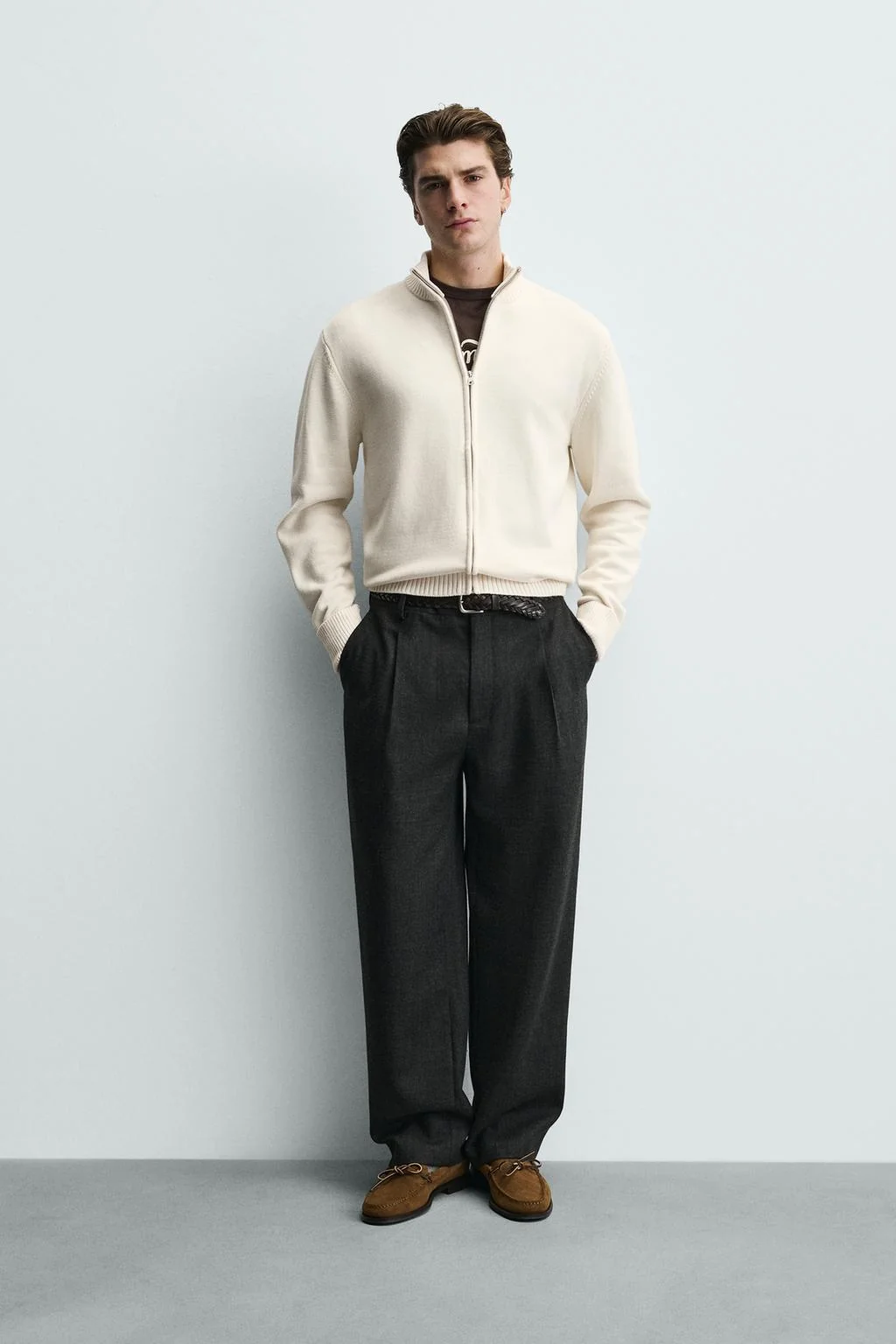 Трикотажный кардиган на молнии — Кардиганы