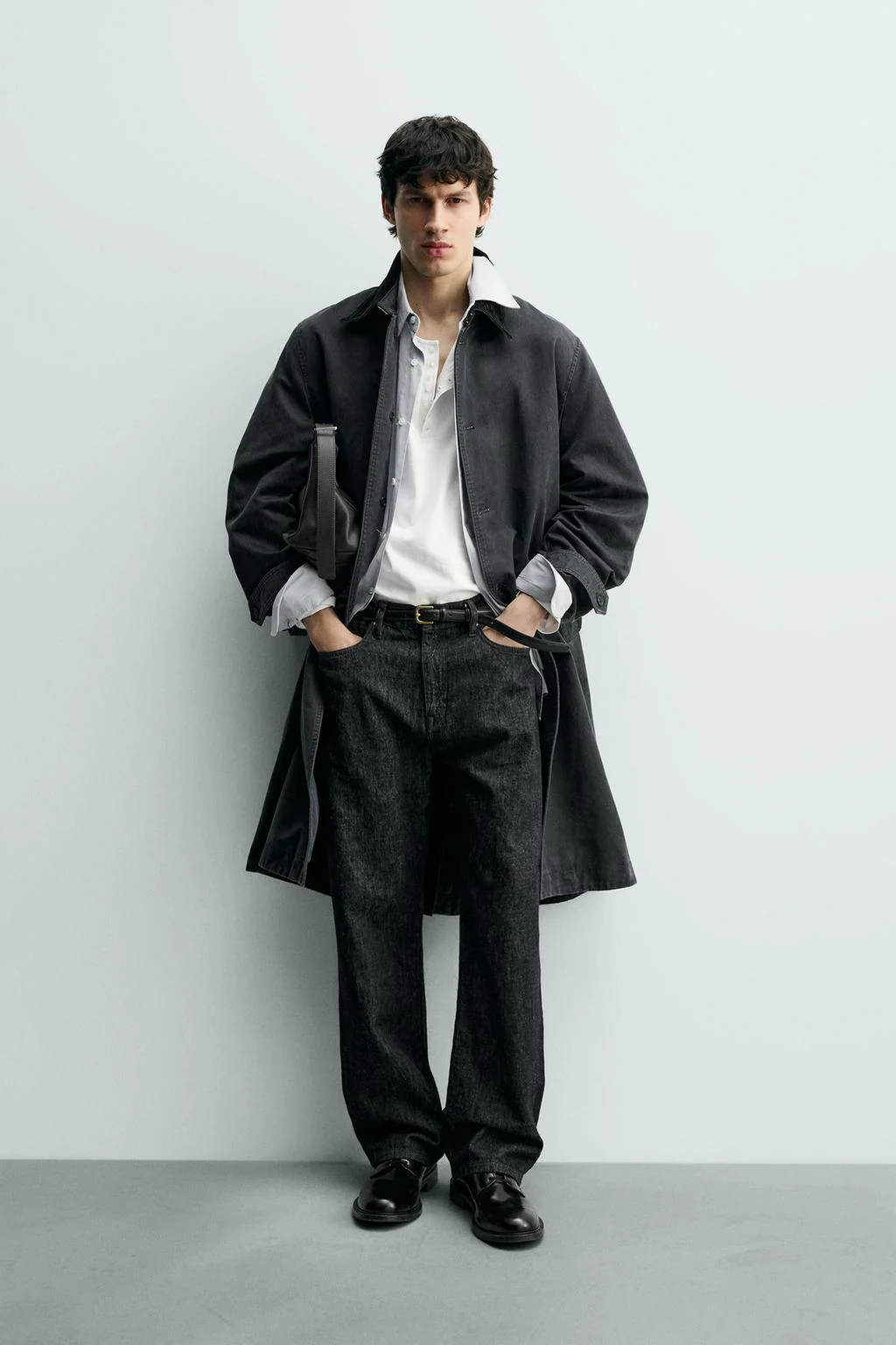 Тренч с восковым покрытием — Пальто