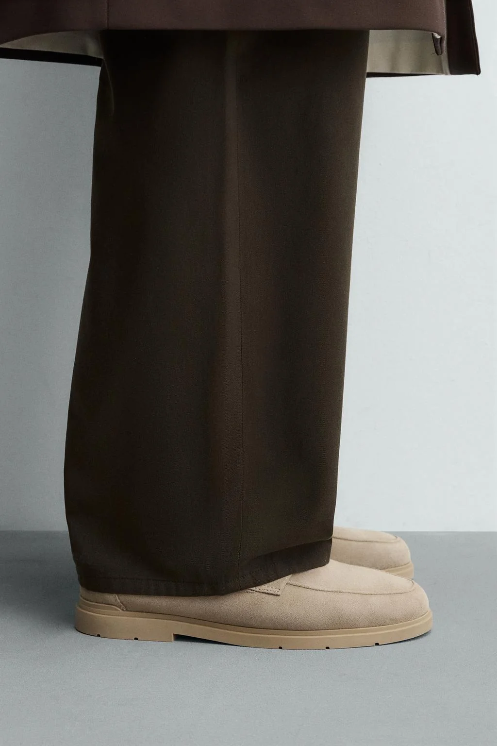 Кожаные лоферы повседневные