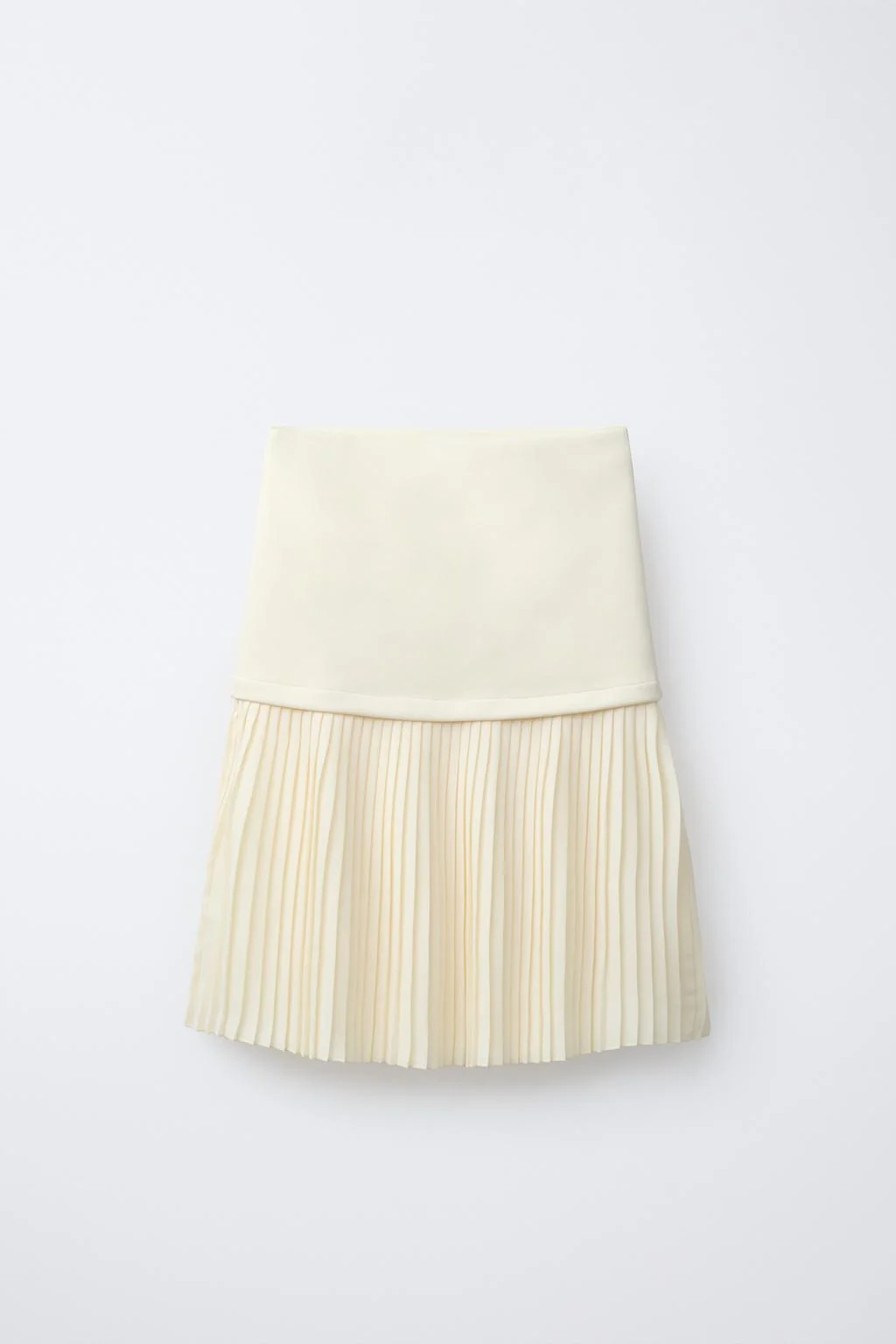 Складчатая юбка миди