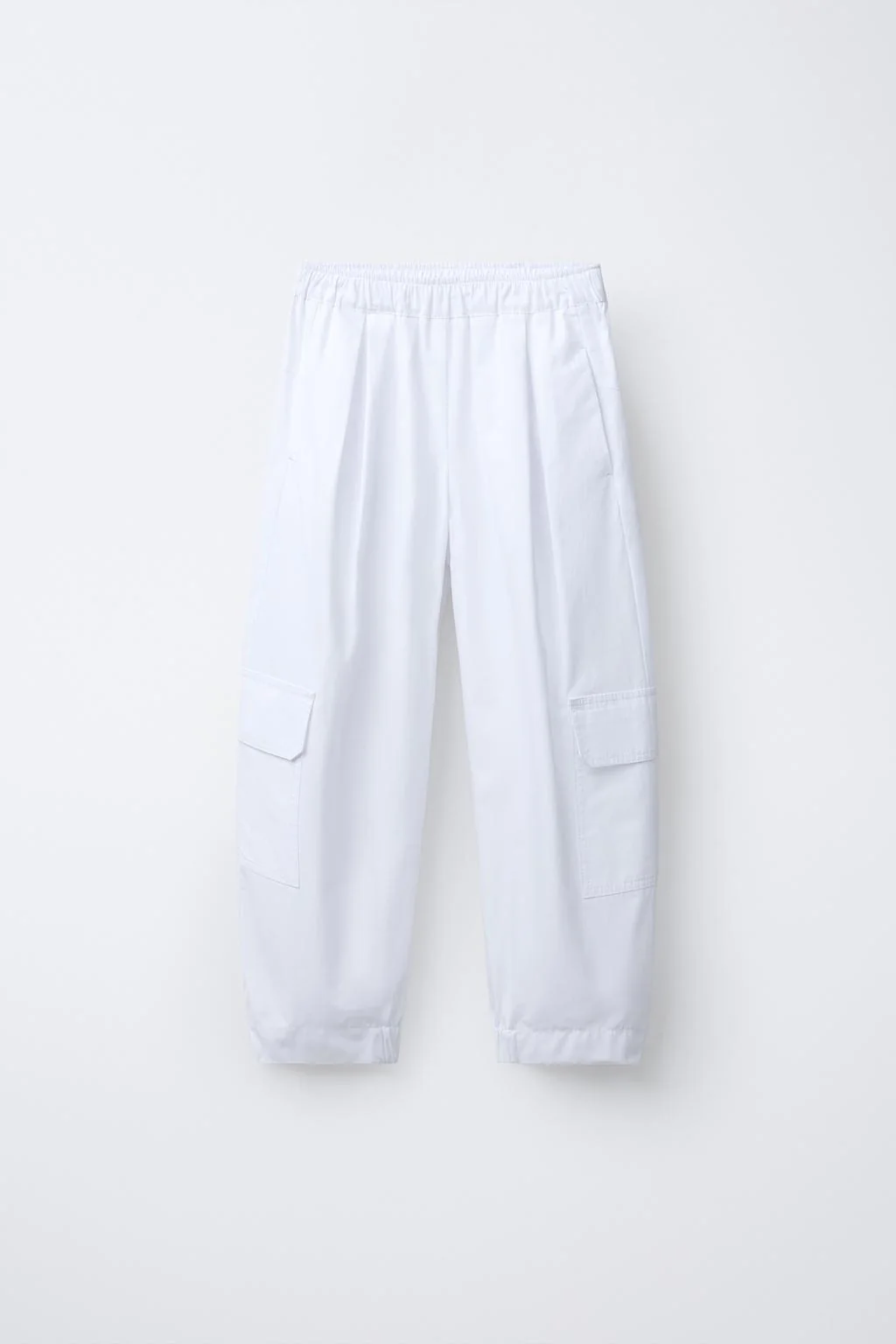 Брюки-карго из поплина — Тотал-лук