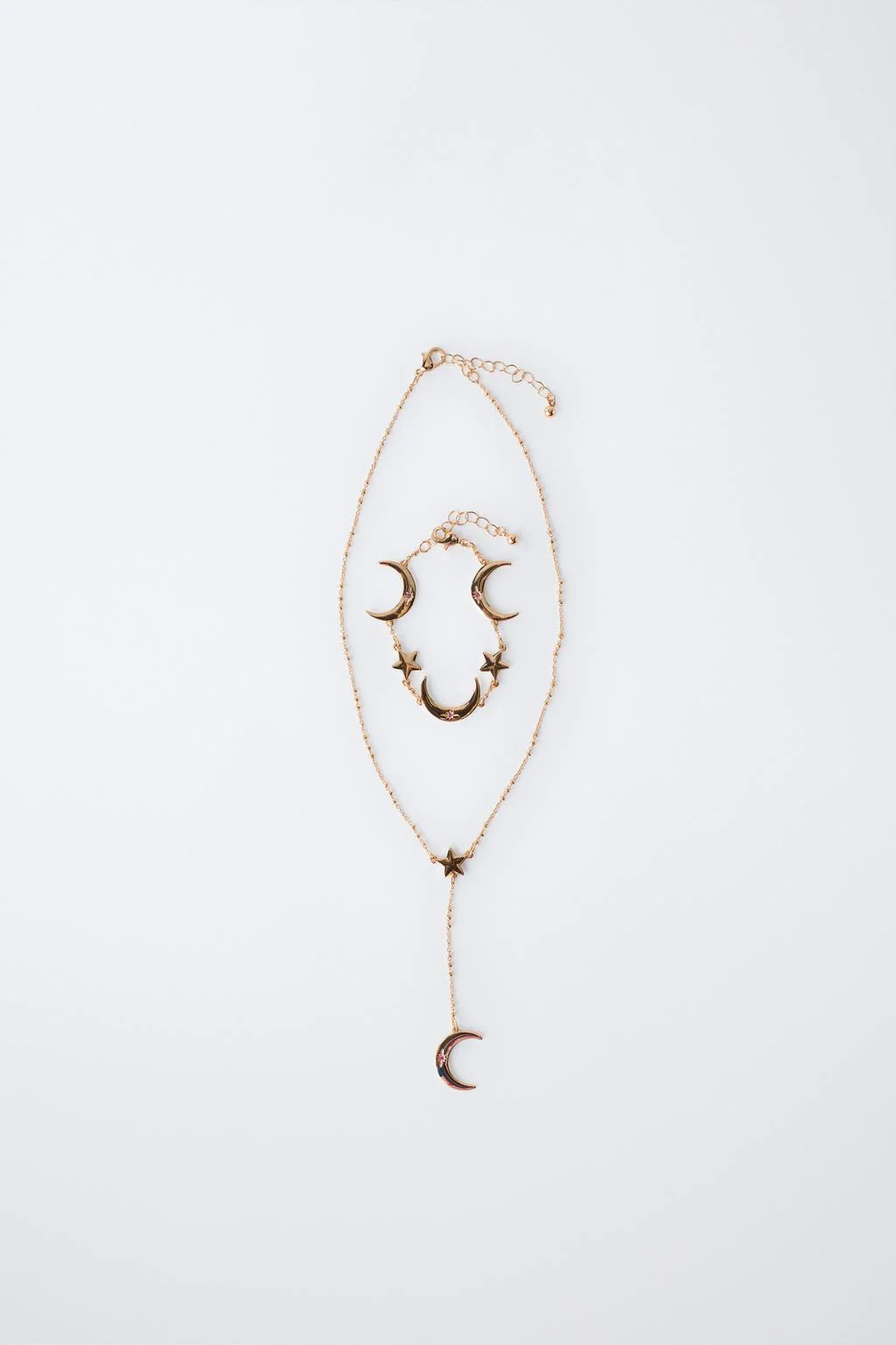 Набор луна-ожерелье и браслет — Брюски