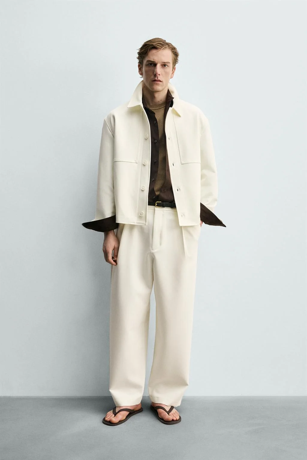 Верхняя рубашка ящичного кроя