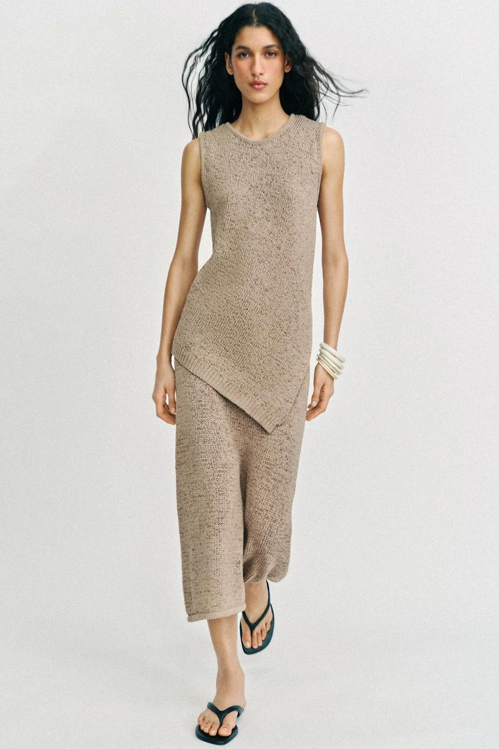 Вязаная юбка миди — Юбки