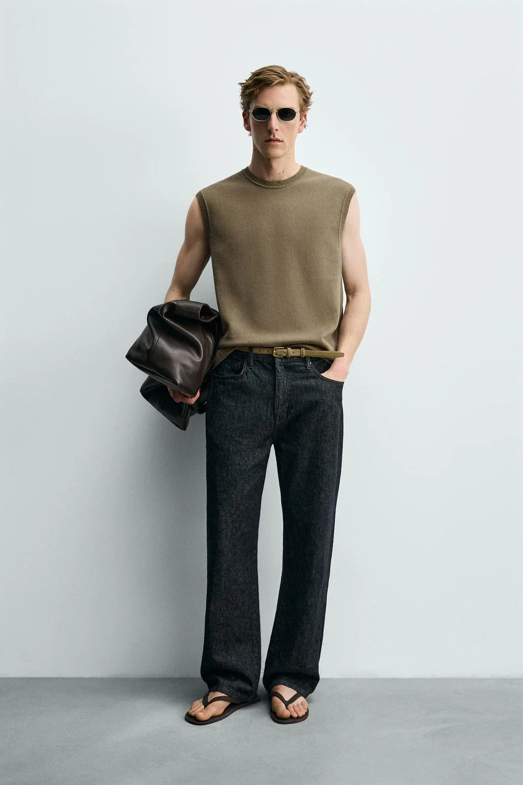 Трикотажный жилет с текстурой — Жилеты