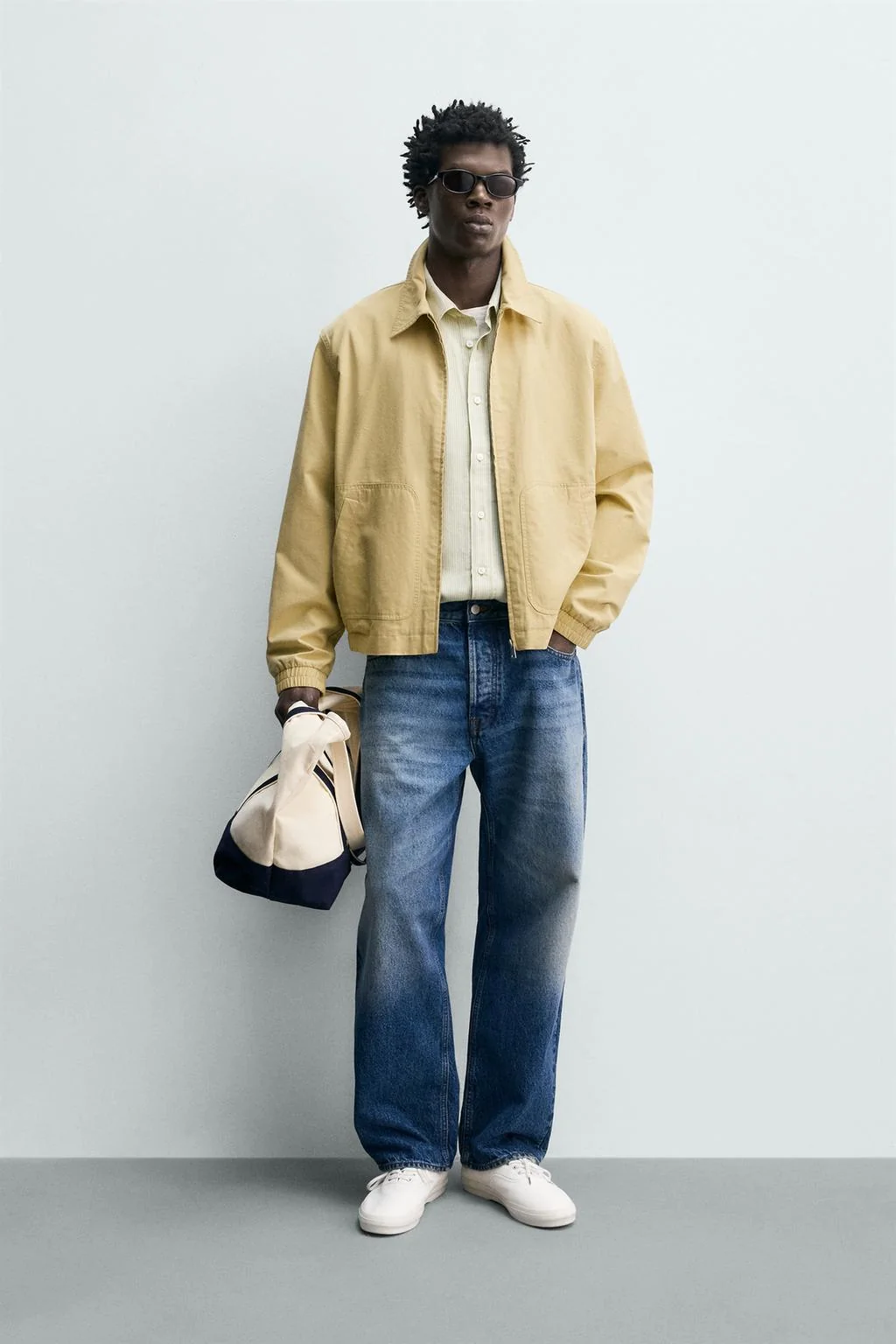 Куртка из хлопка с лиоцеллом прямого кроя — Пиджаки | жилеты