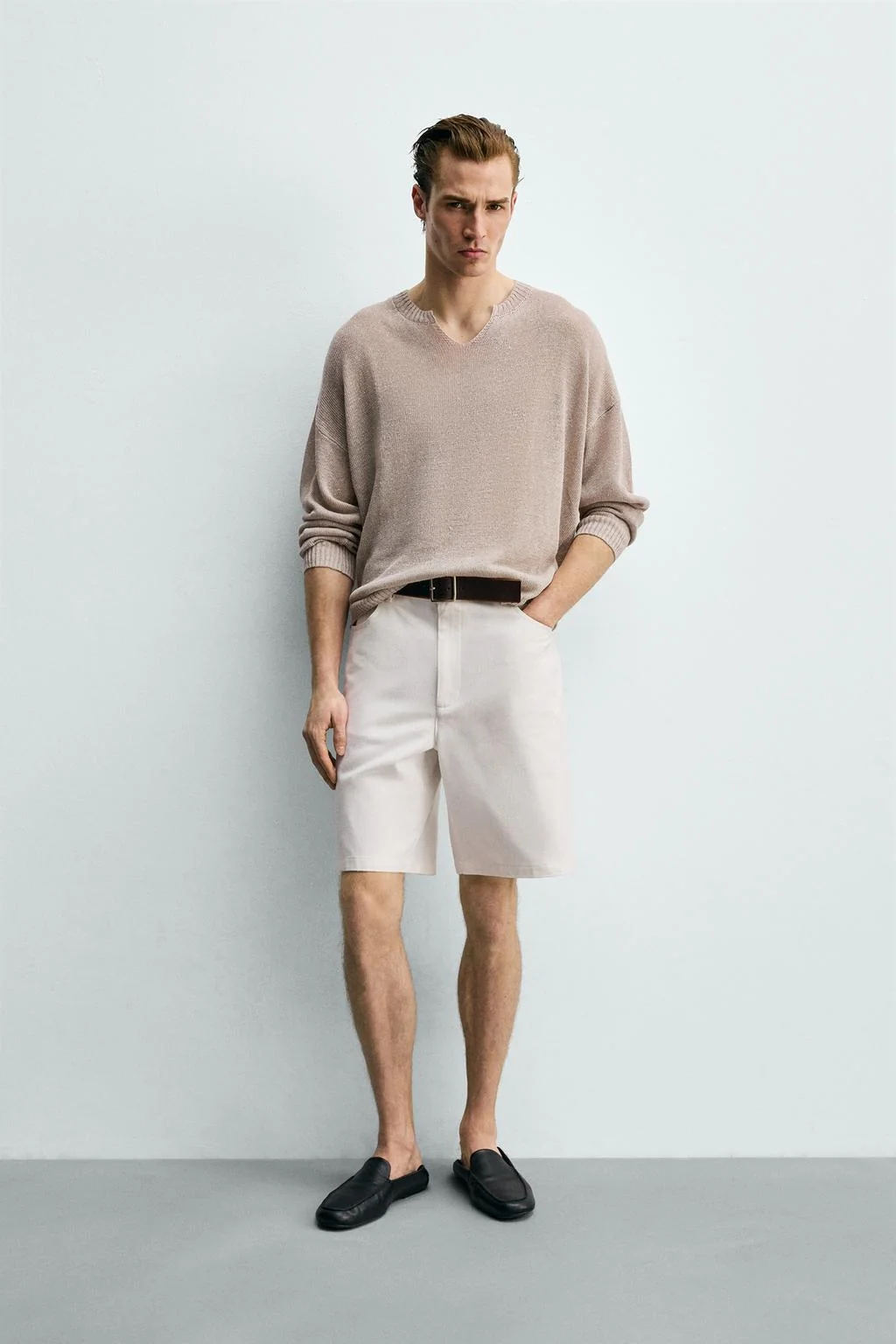 Расслабленные бермуды — Брюки