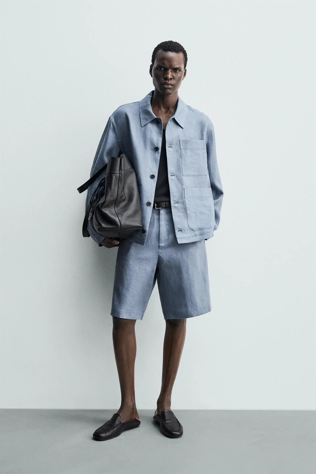 Овершит из 100% льна с карманами — Пиджаки | жилеты