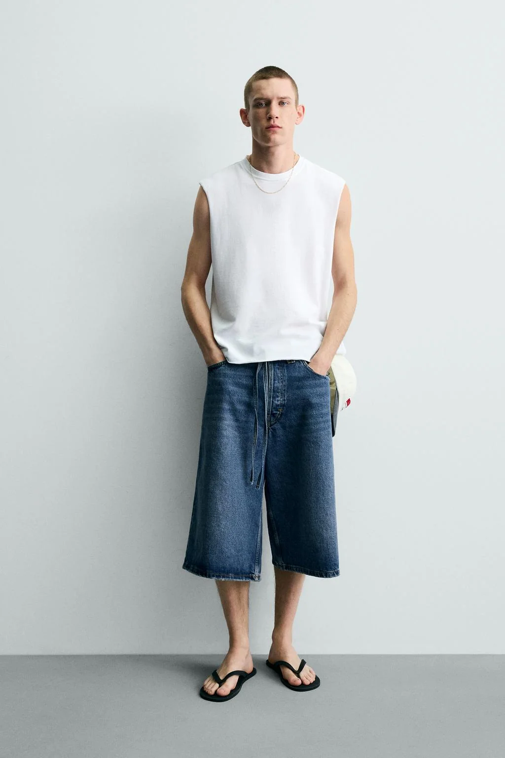 Хлопковый вязаный топ — Свитера | кардиганы