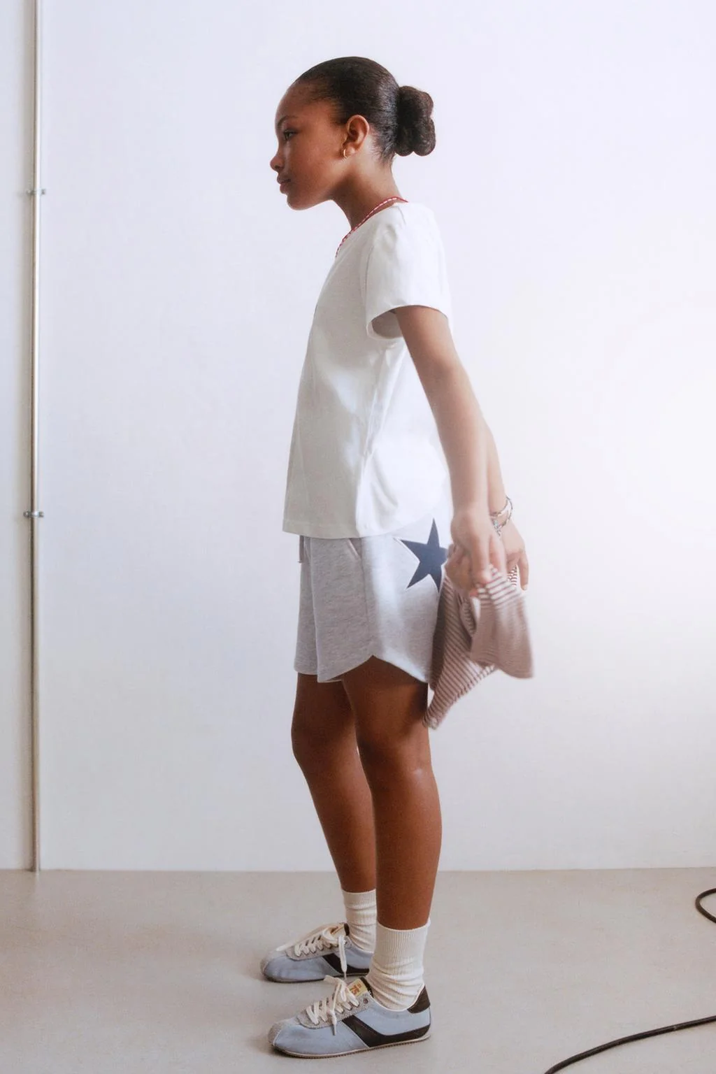 Плюшовые бермуды со звездой — Подросток