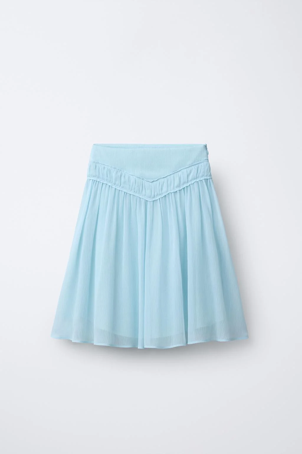 Шифоновая миди-юбка