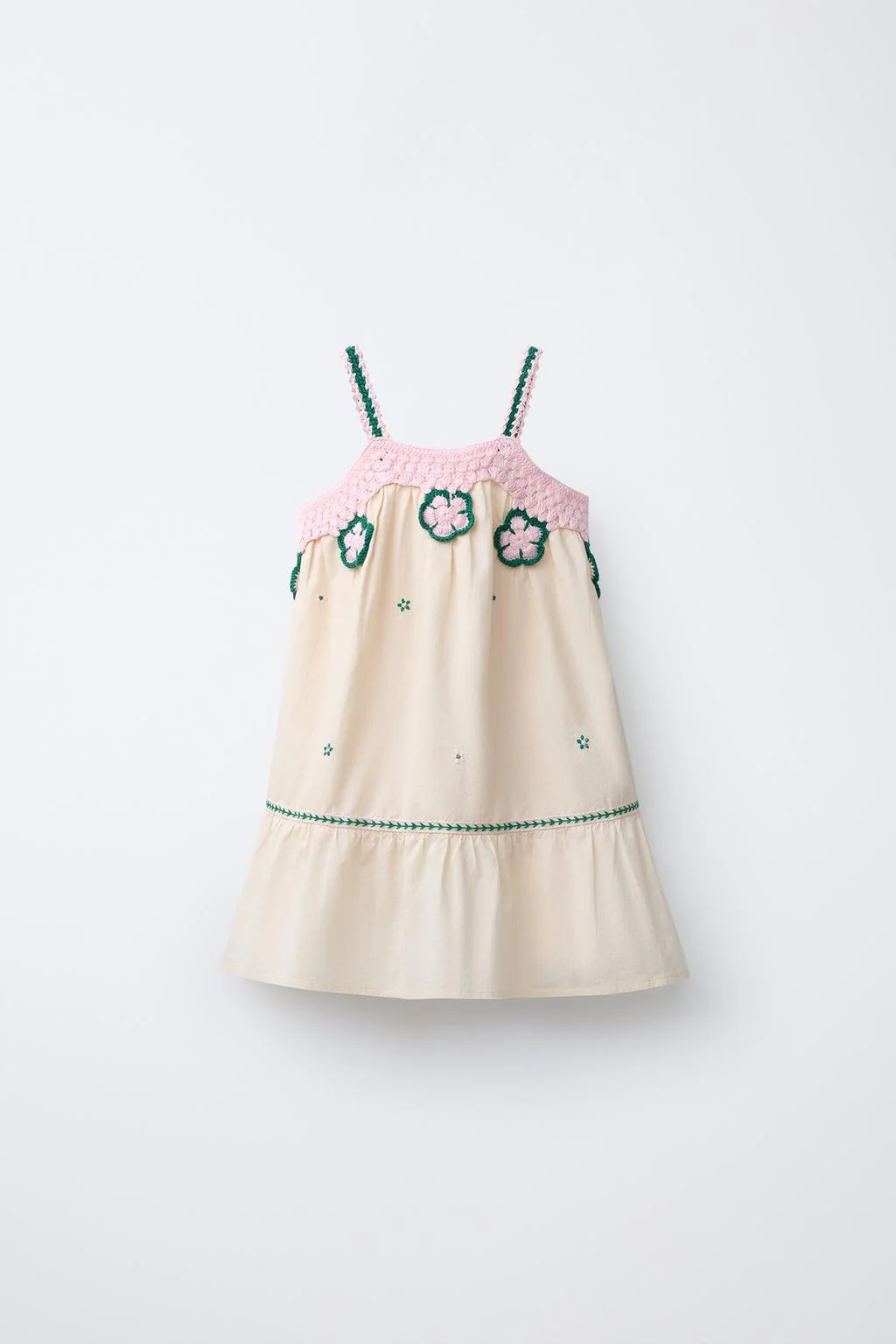 Вышитое цветочное платье — Платья
