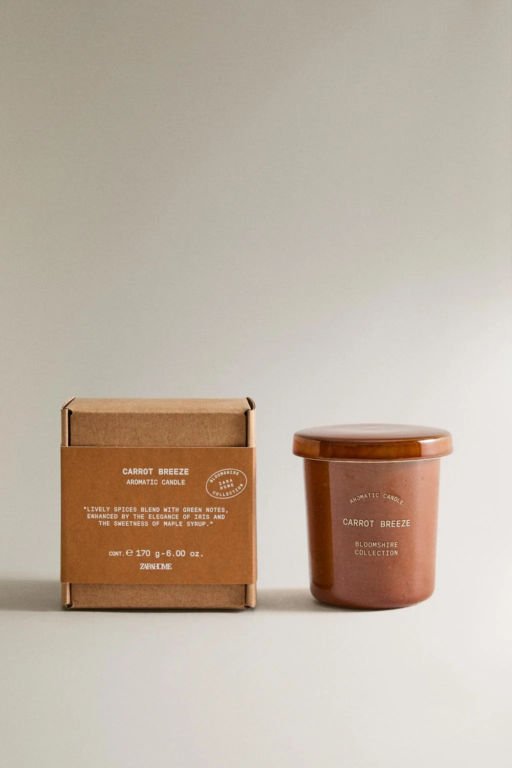 (170 Г) АРОМАТИЧЕСКАЯ СВЕЧА CARROT BREEZE — Резиновые фитилеи и свечи