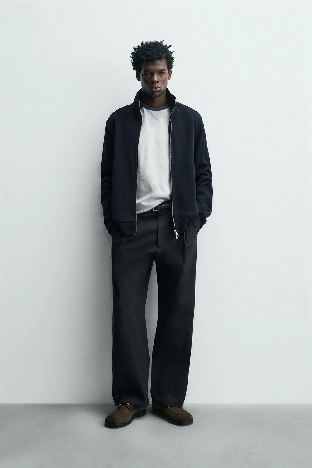 Рубчатая куртка интерлок — BASIC