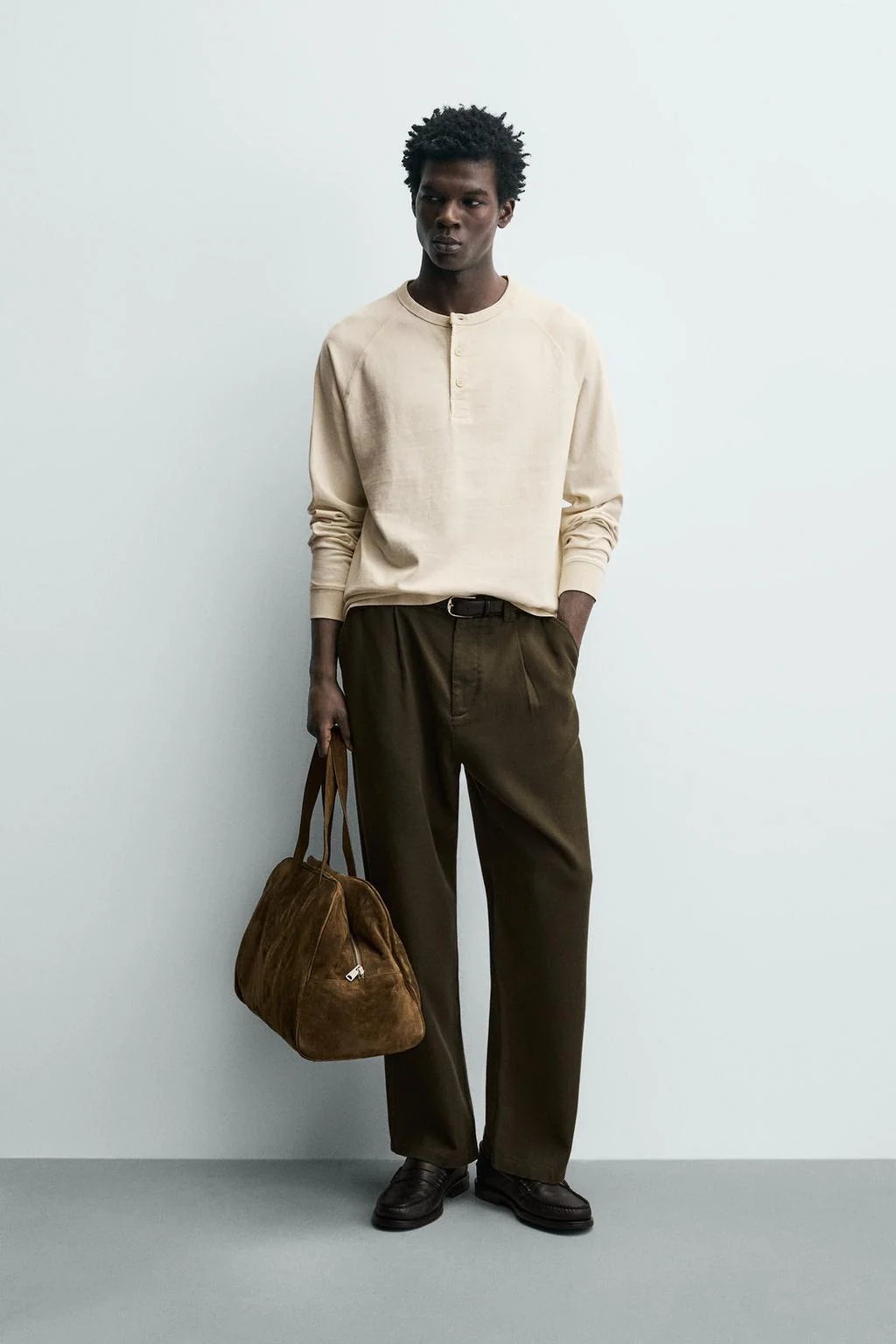 Футболка с воротником хенли — Хенли