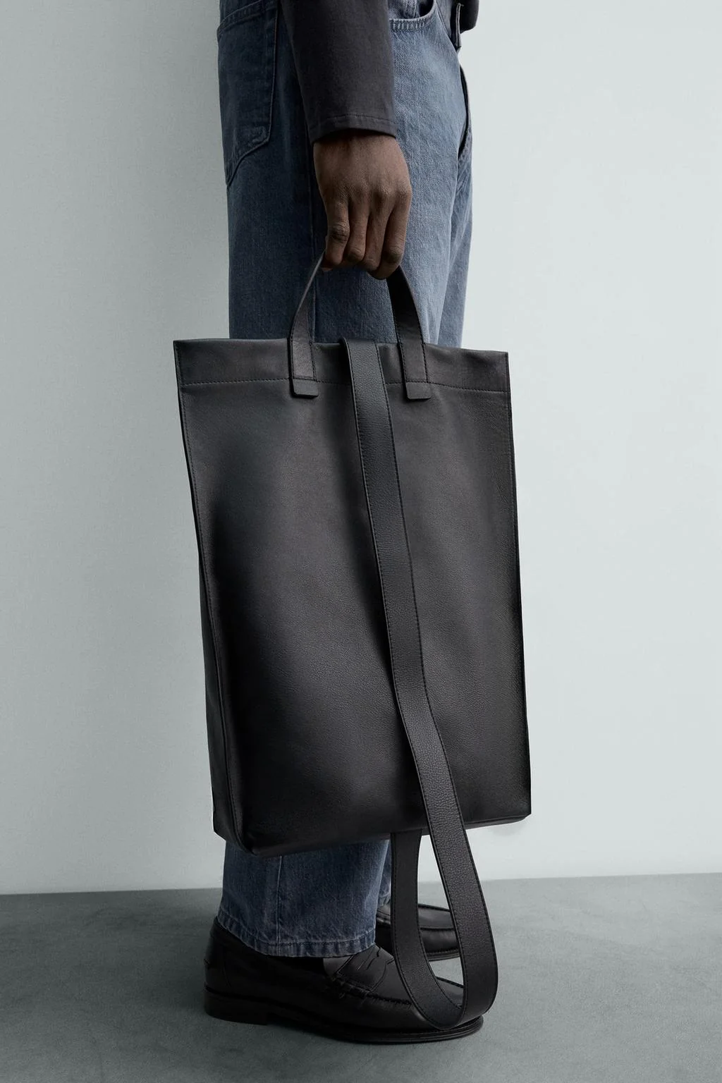 Кожаный рюкзак