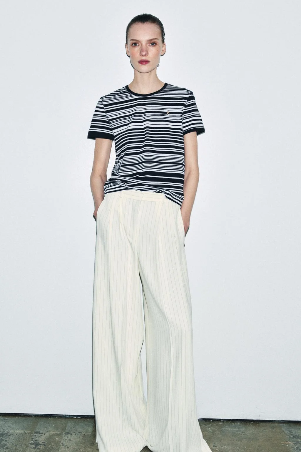 Полосатая футболка ZA — ТРЕНДЫ