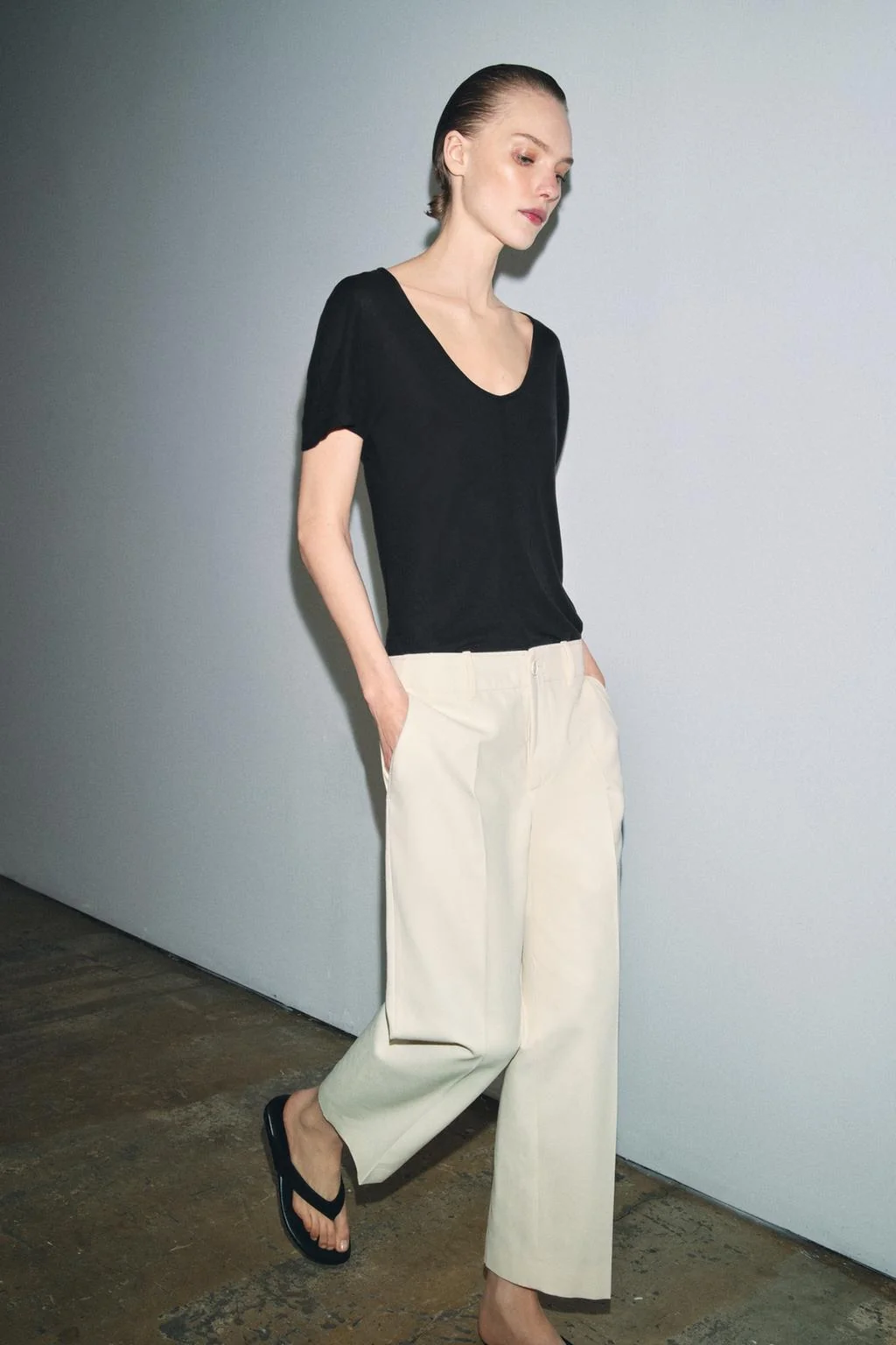 Укороченные брюки из коллекции ZW — Брюки