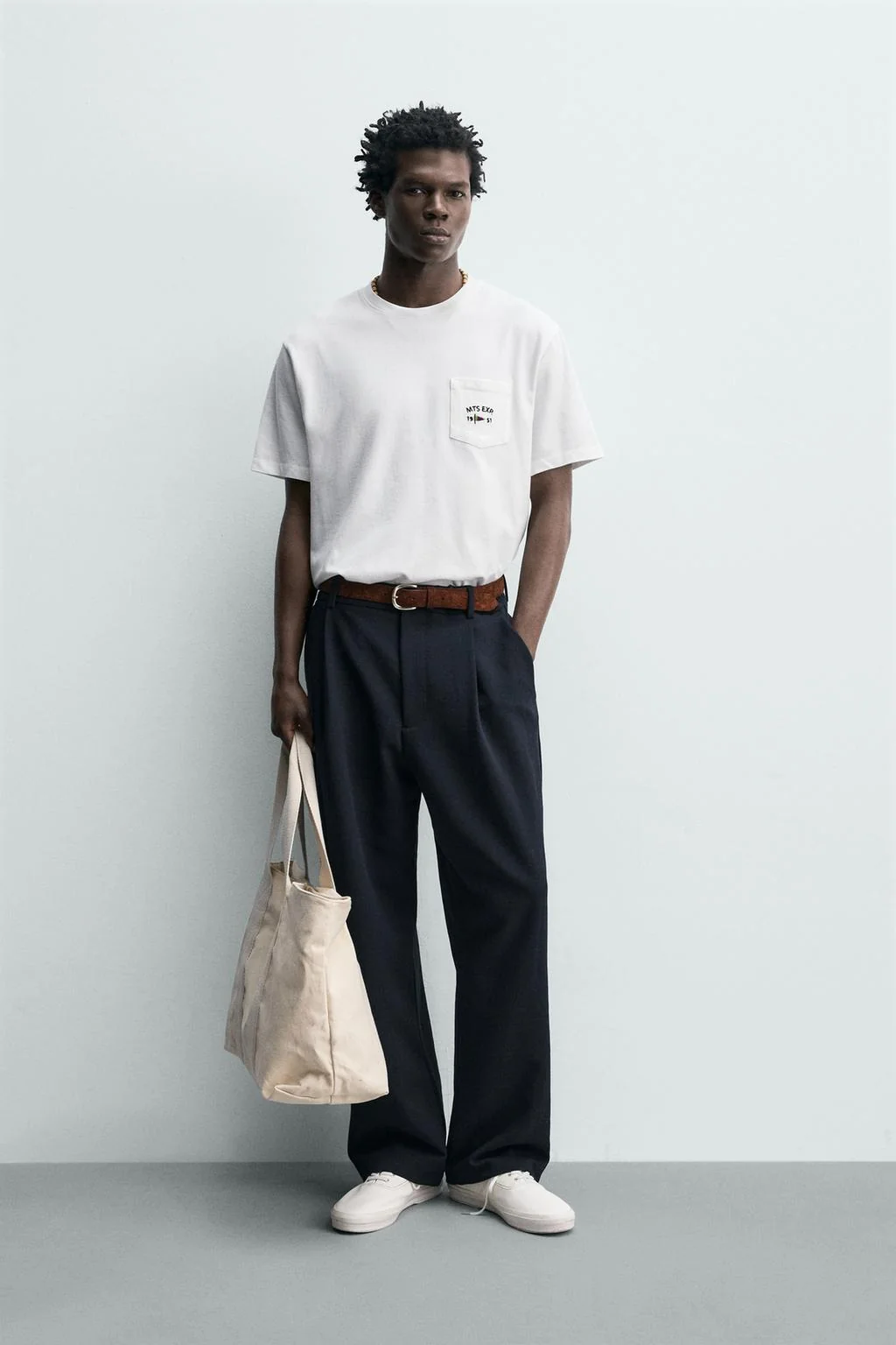 Футболка с вышитым морским карманом — Футболки