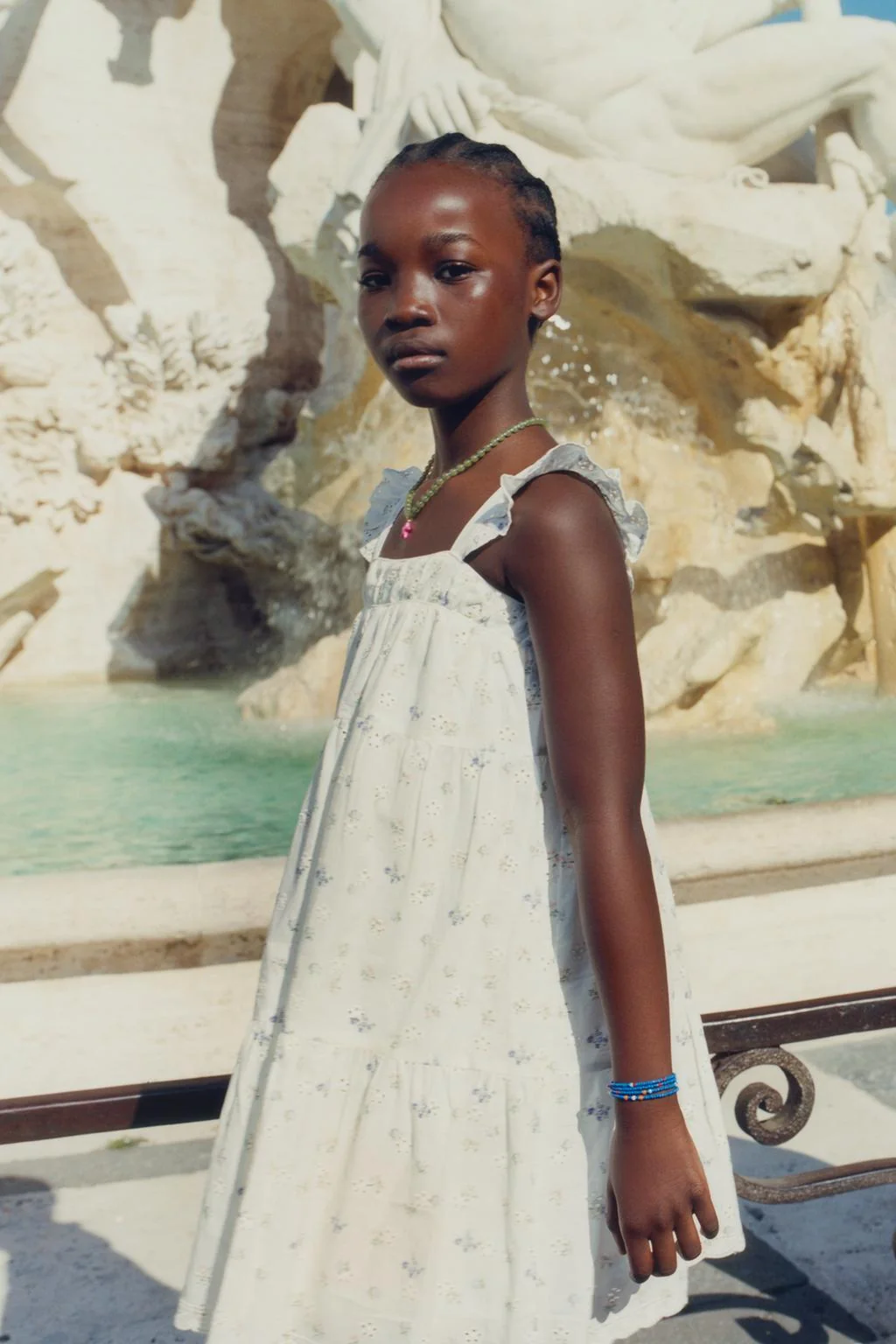 Платье с кружевной вышивкой шиффли — Предназначено для младших возрастов