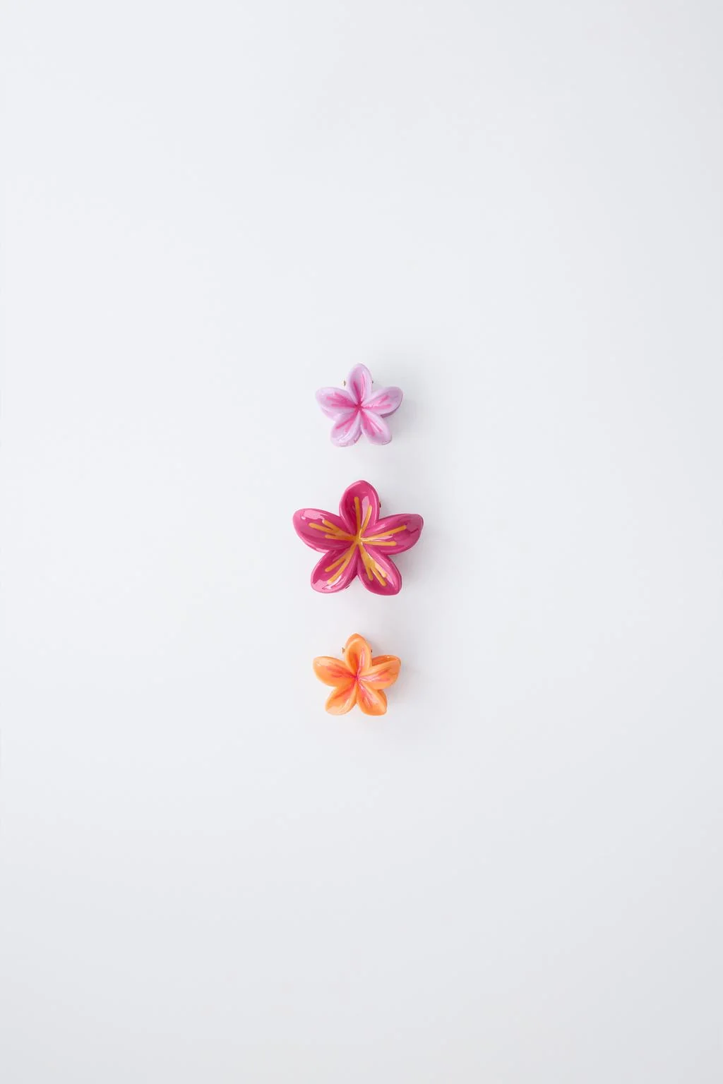 Набор из трех заколок для волос с гибискусом — Концепции