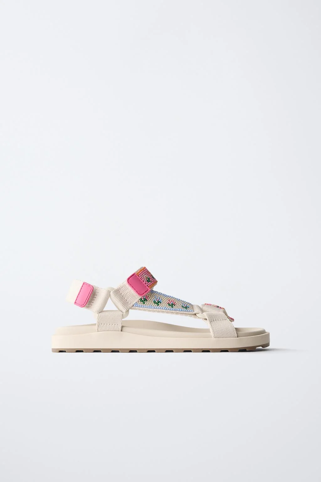 Технические сандалии с бисером — Сандалии