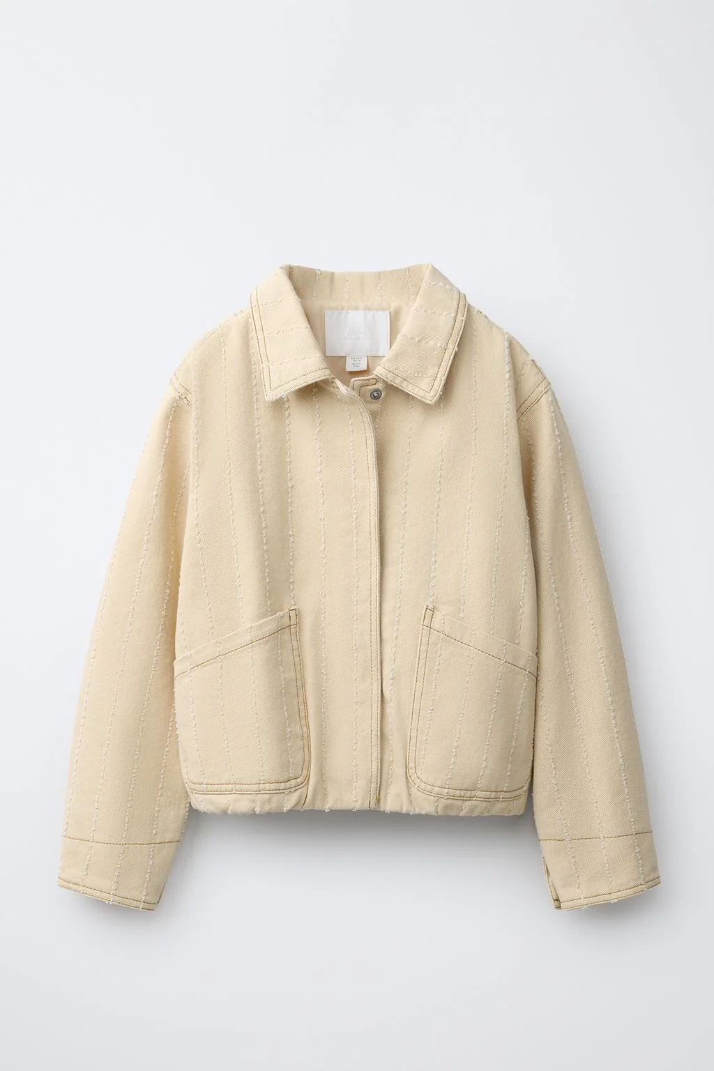 Куртка из потертого твила