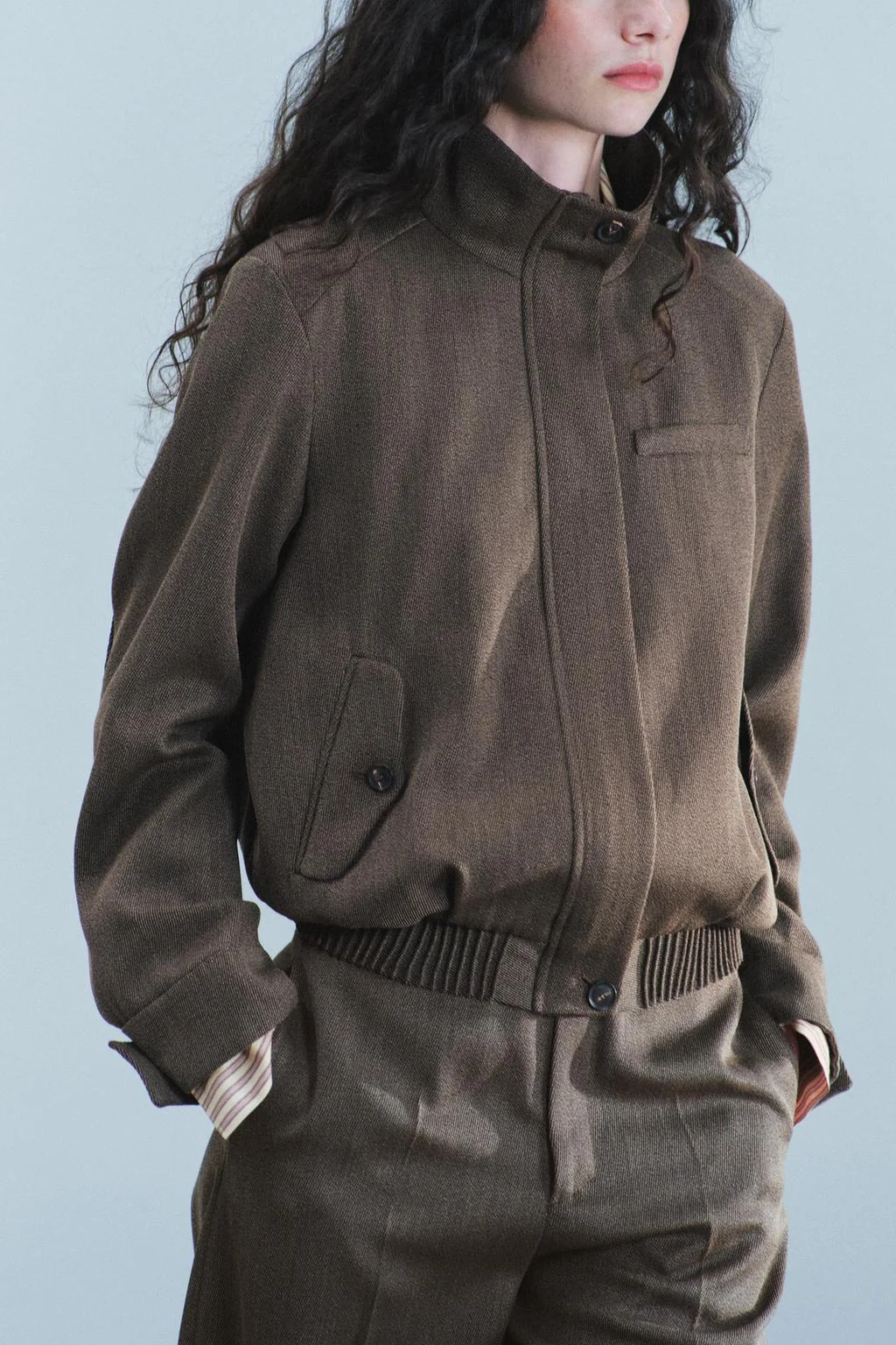 Жакет из шерстяной смеси ZW Collection