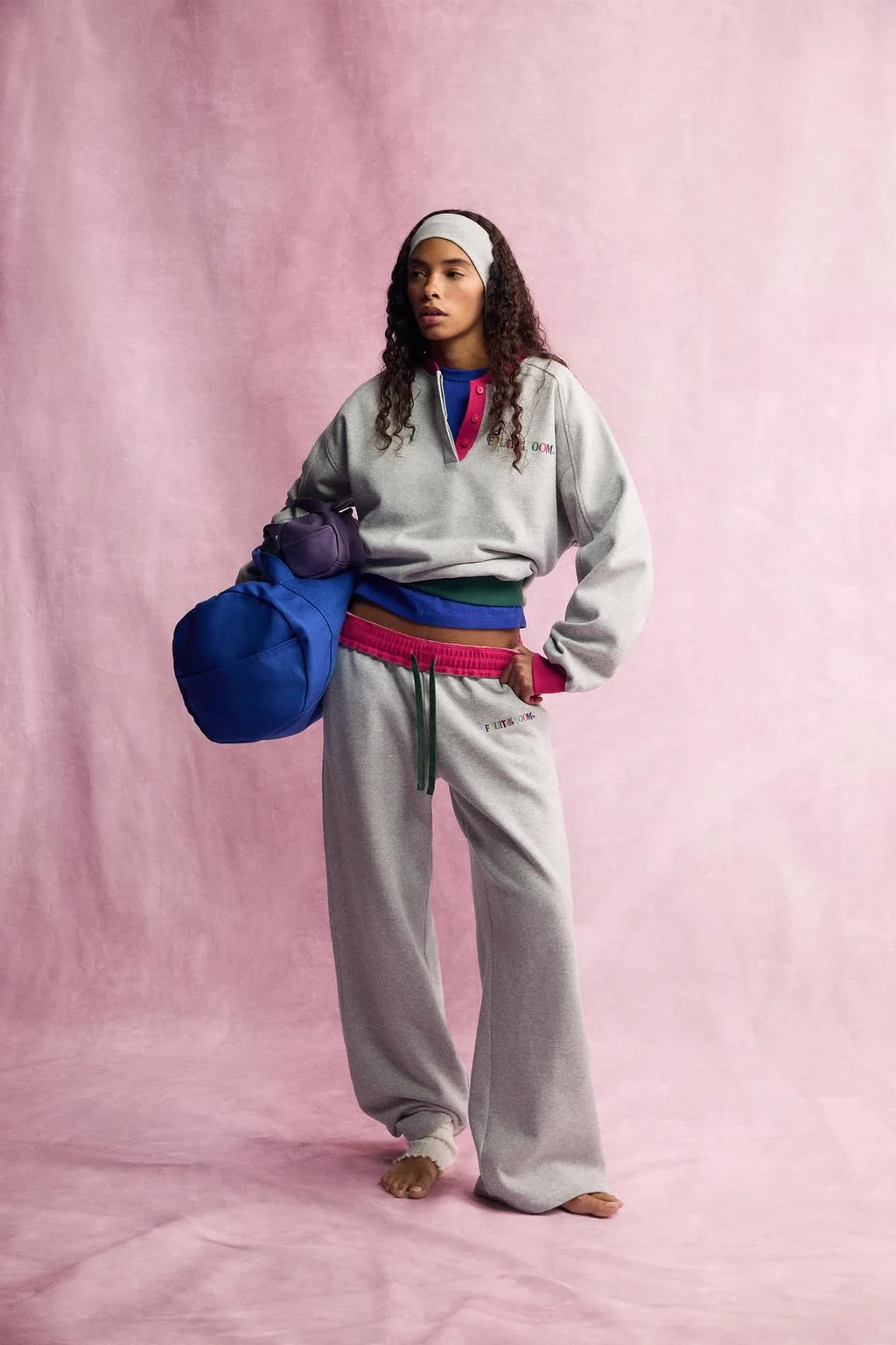Свитшот FRUIT OF THE LOOM™ контрастный