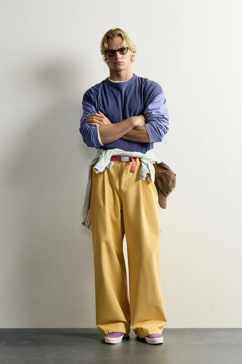 Брюки чинос плиссе Fruit of the Loom™