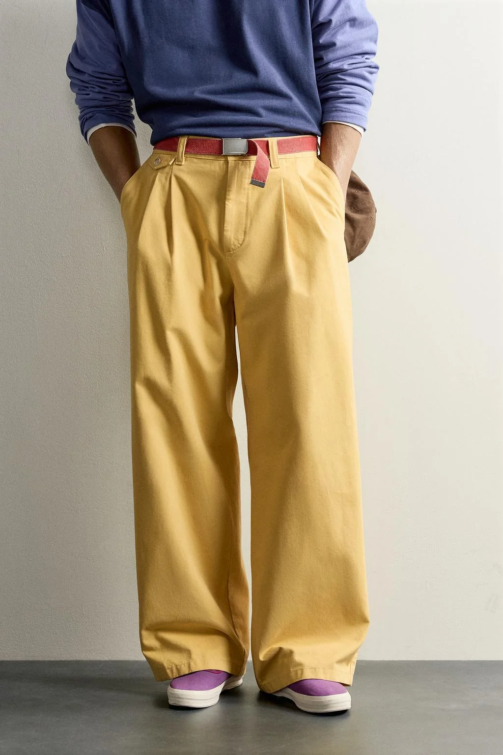 Брюки чинос плиссе Fruit of the Loom™