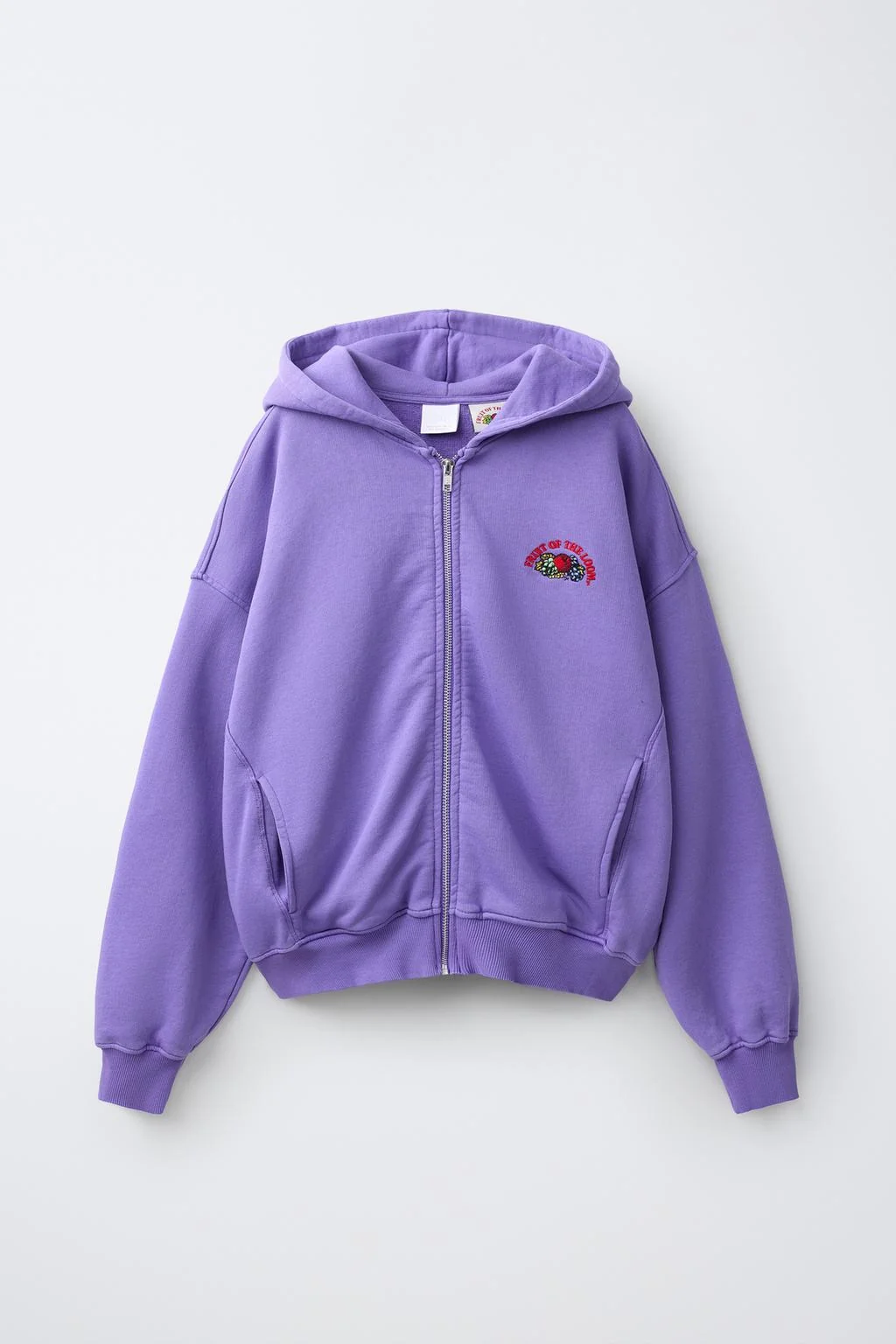 Худи на молнии с логотипом FRUIT OF THE LOOM™