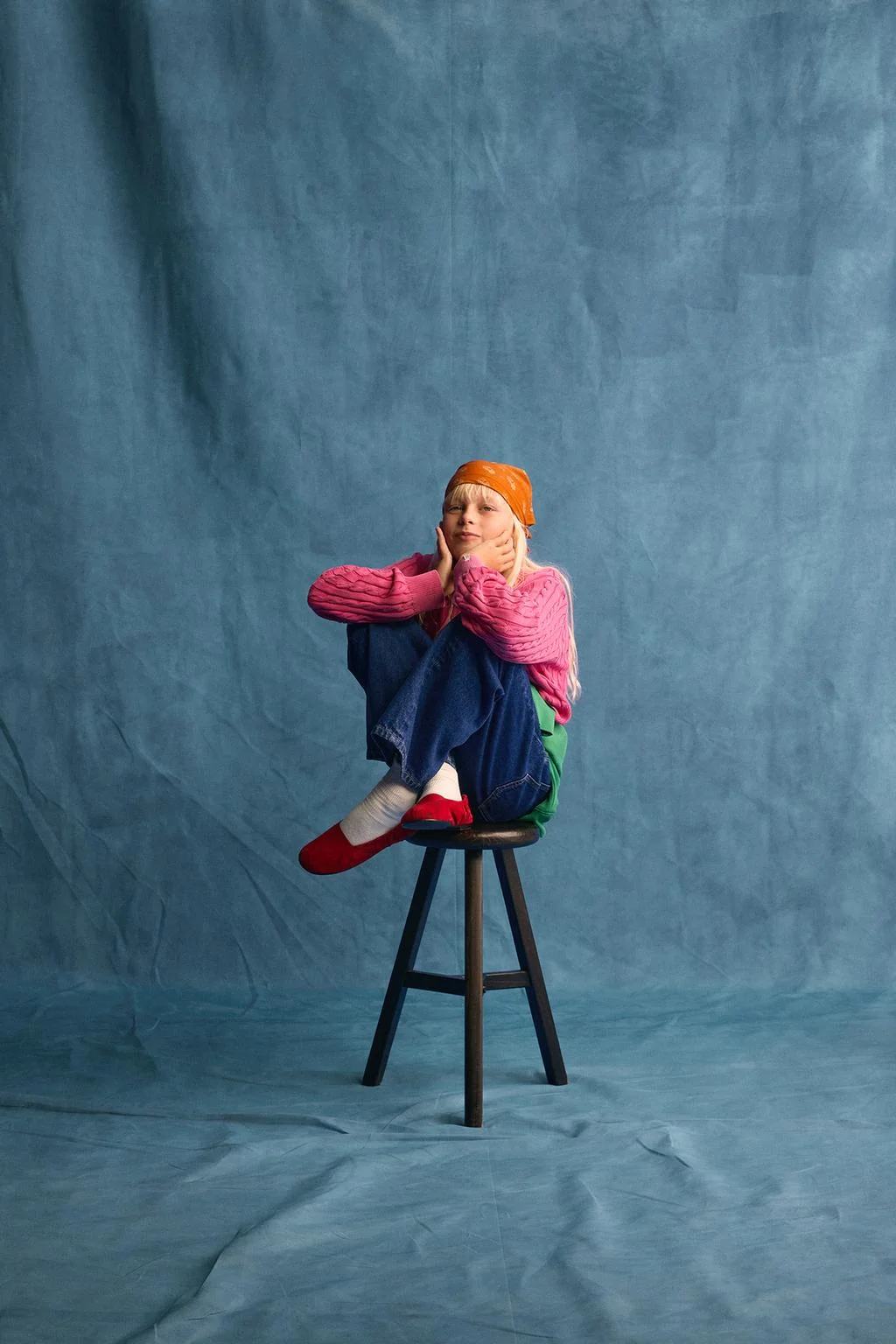 Джемпер fruit of the loom™ с узором «коса»