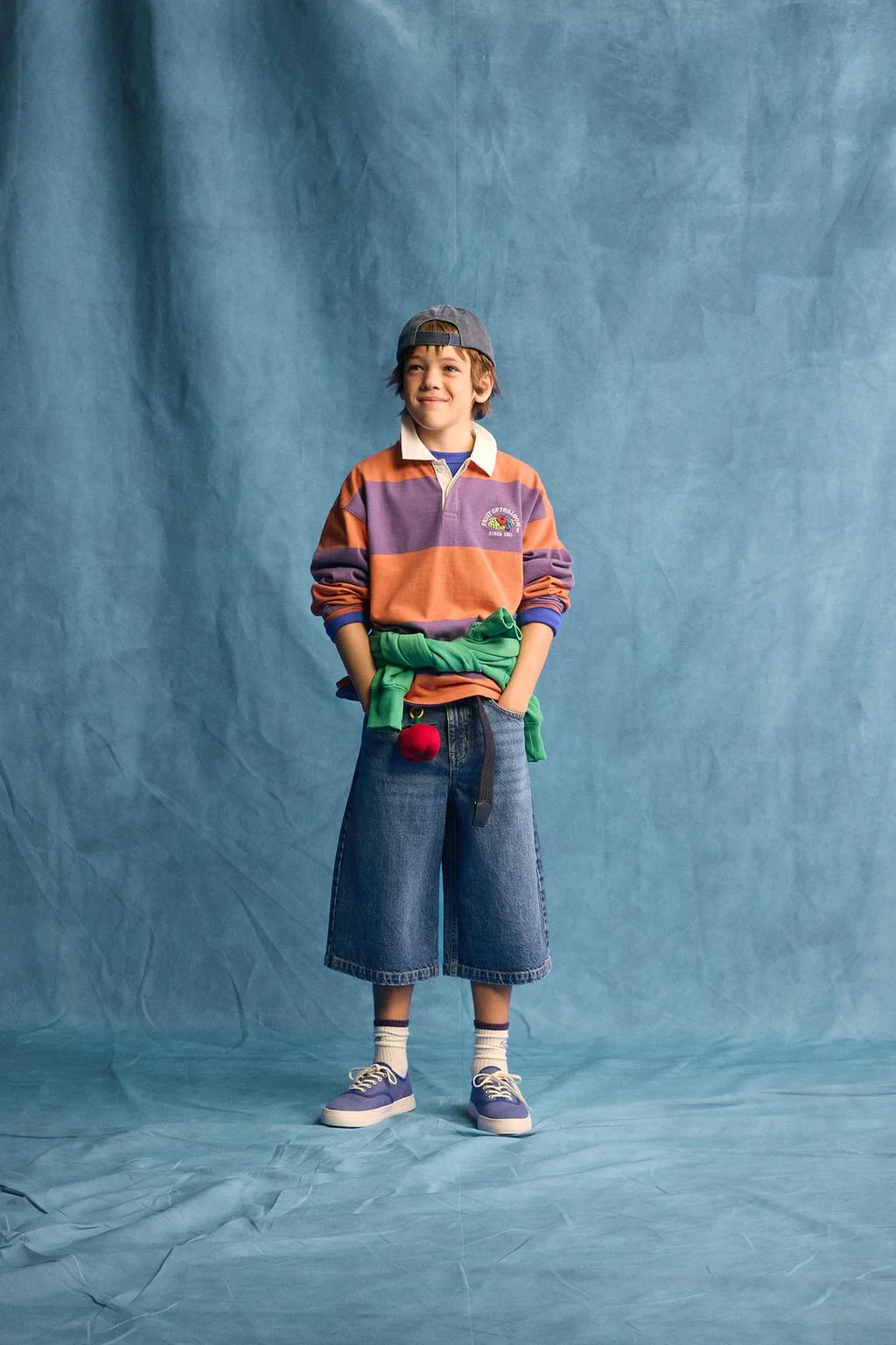 Длинные джинсовые бермуды Fruit of the Loom™