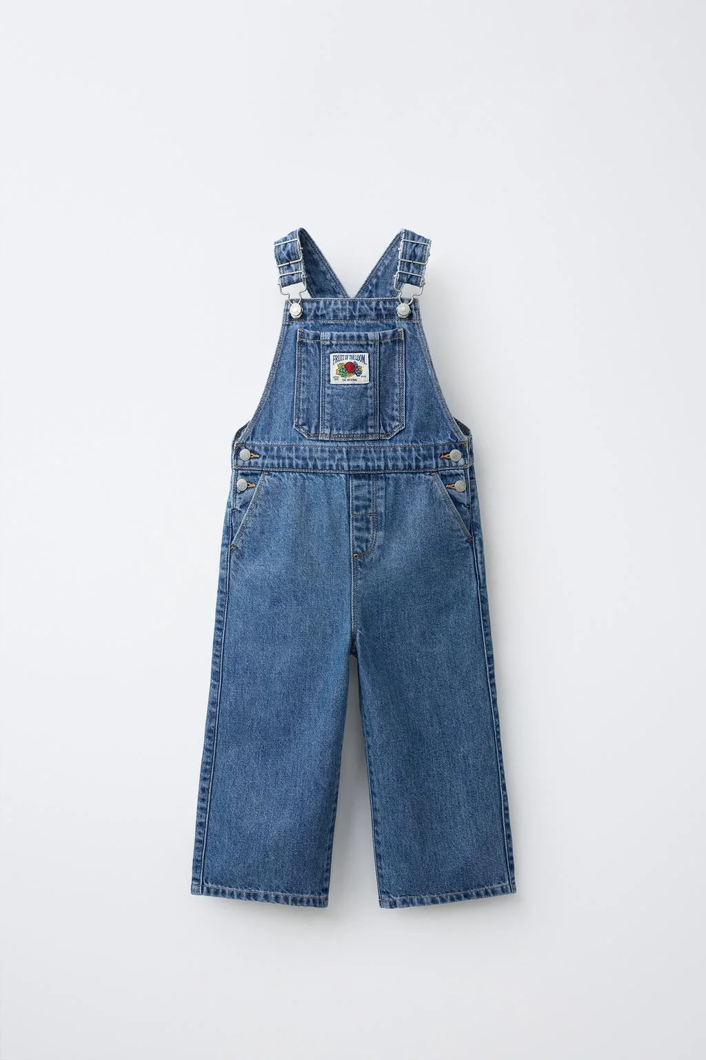 Джинсовый комбинезон с лейблом Fruit of the Loom™