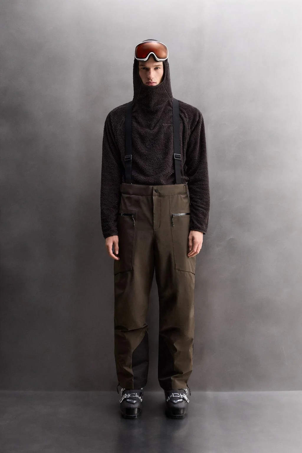 Водонепроницаемые утеплённые лыжные штаны-шелл RECCO®